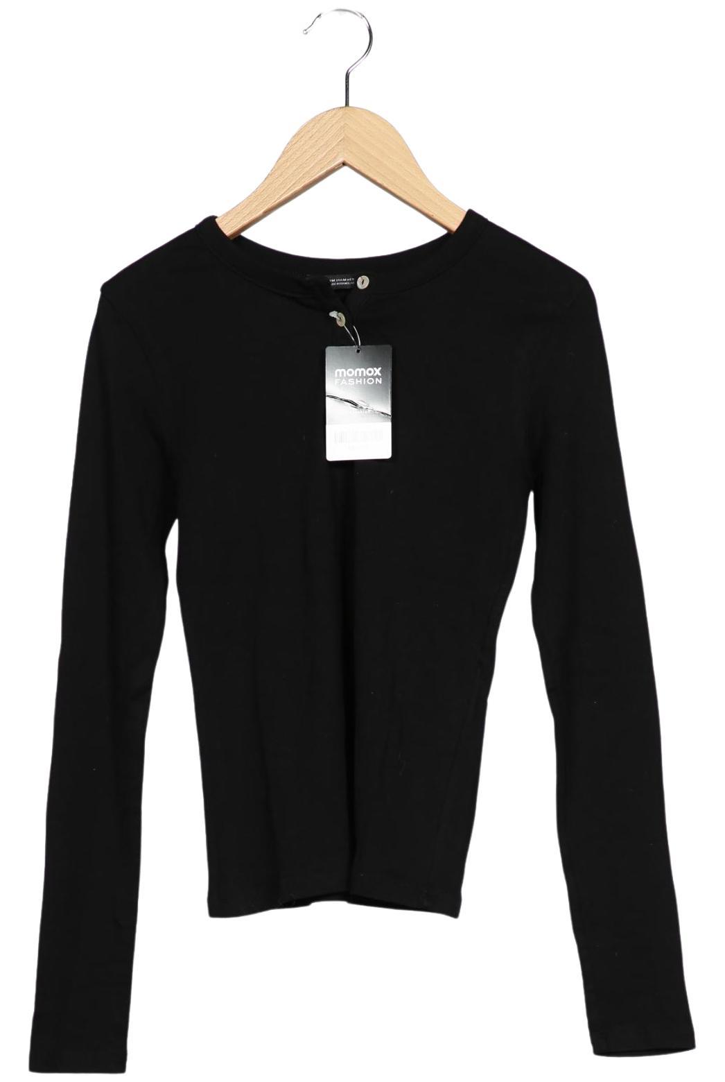 

Zara Damen Langarmshirt, schwarz, Gr. 38