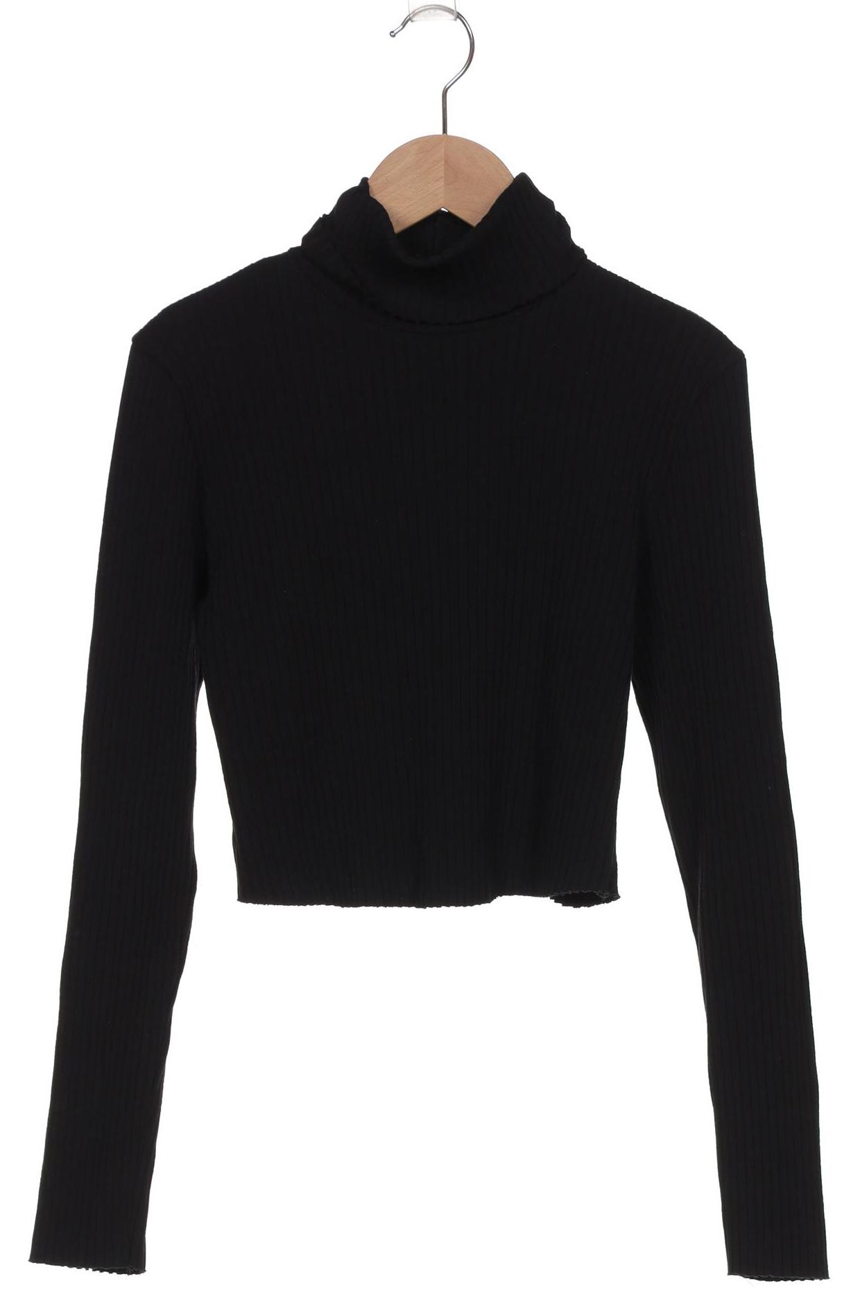 

Zara Damen Langarmshirt, schwarz, Gr. 38