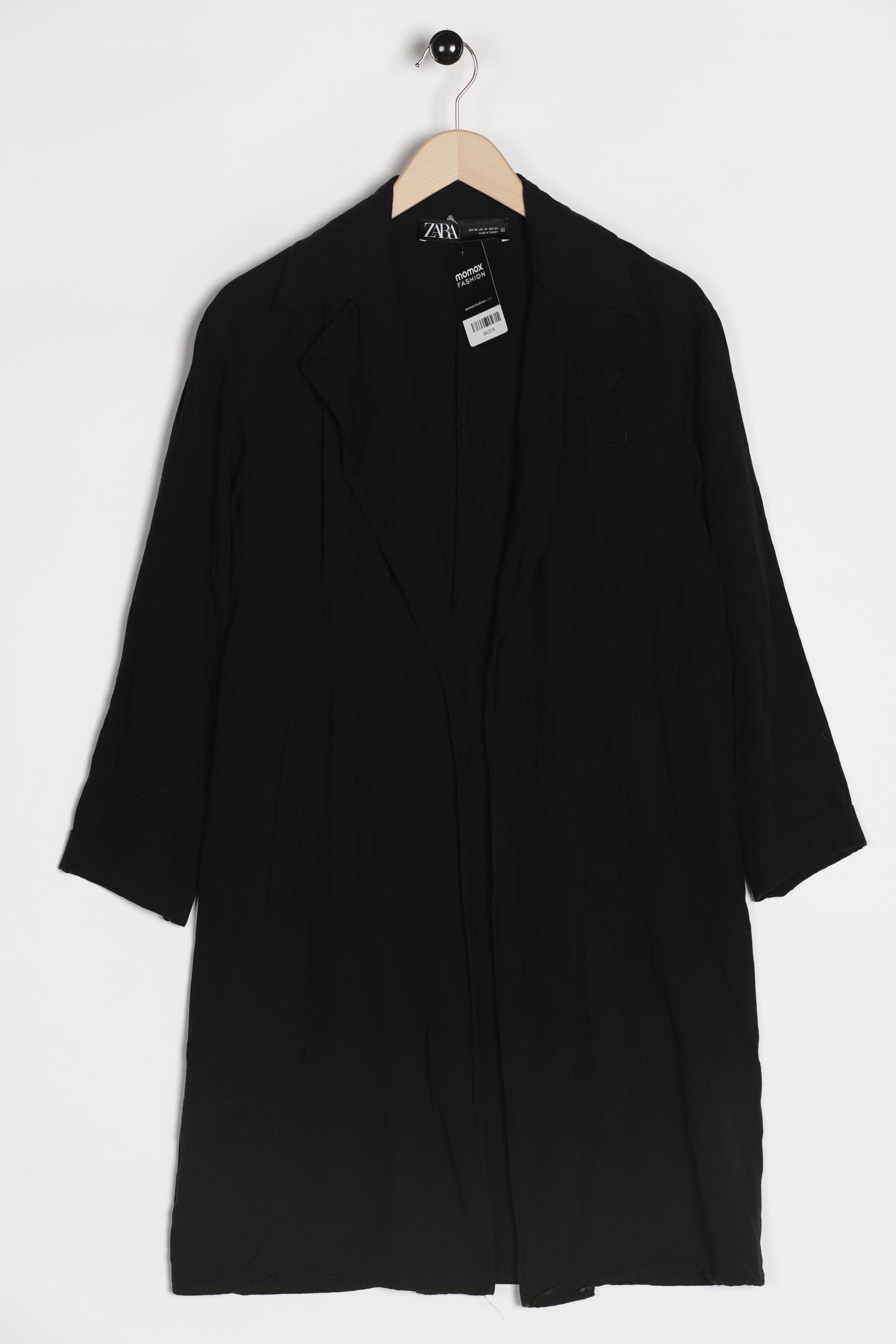 

ZARA Damen Mantel, schwarz