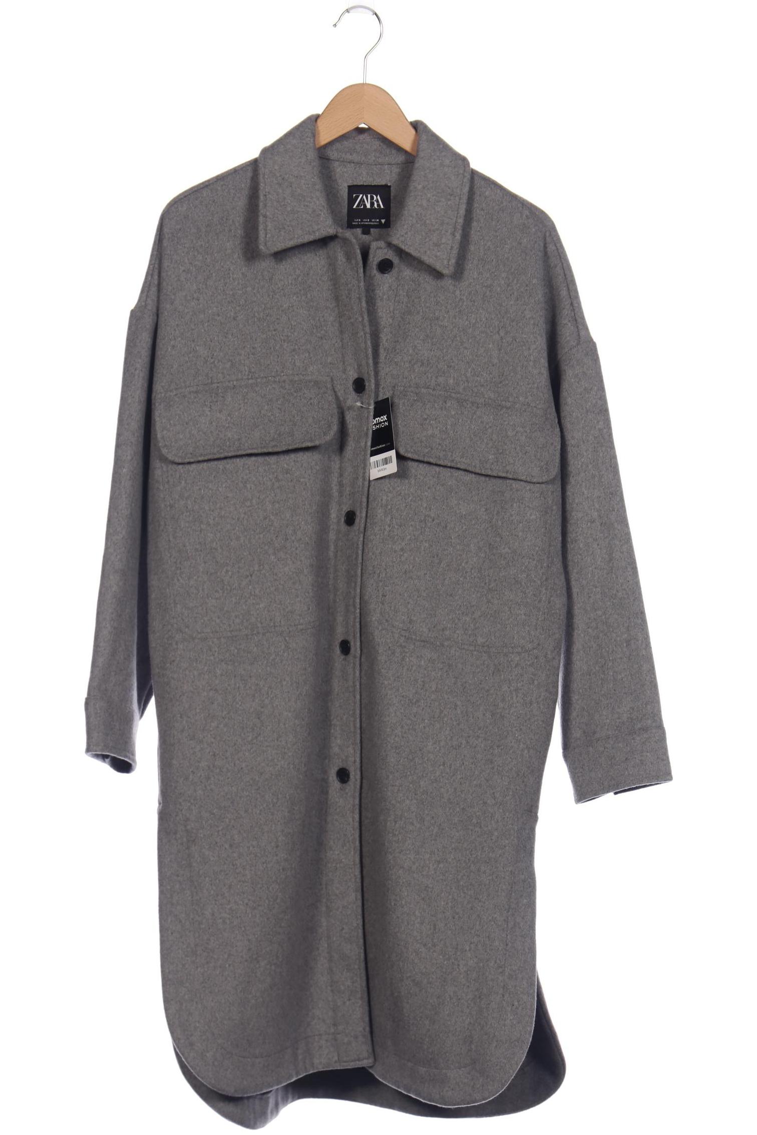 

ZARA Damen Mantel, grau