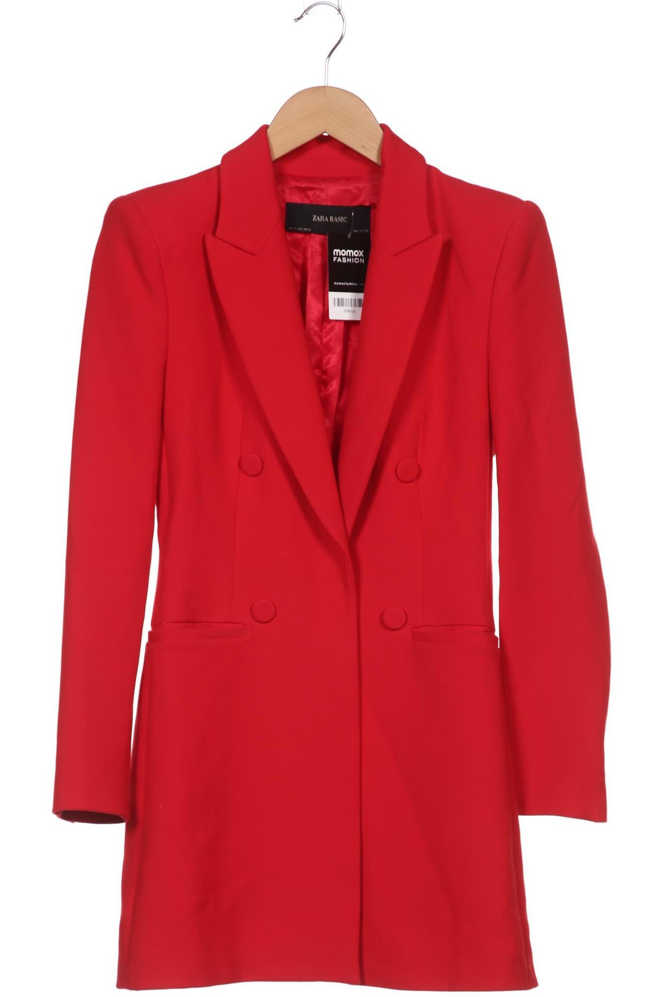

ZARA Damen Mantel, rot