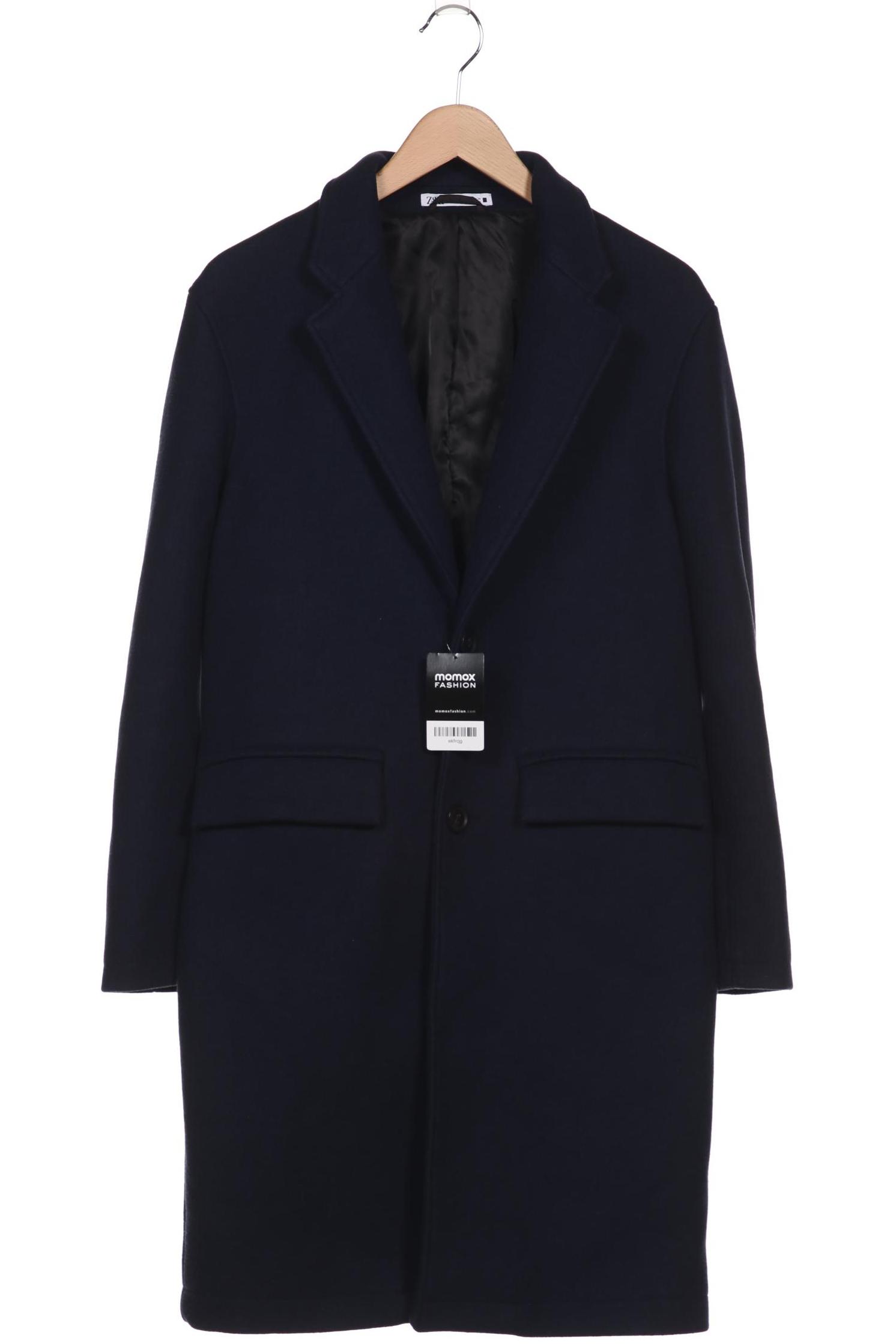 

Zara Damen Mantel, marineblau, Gr. 36