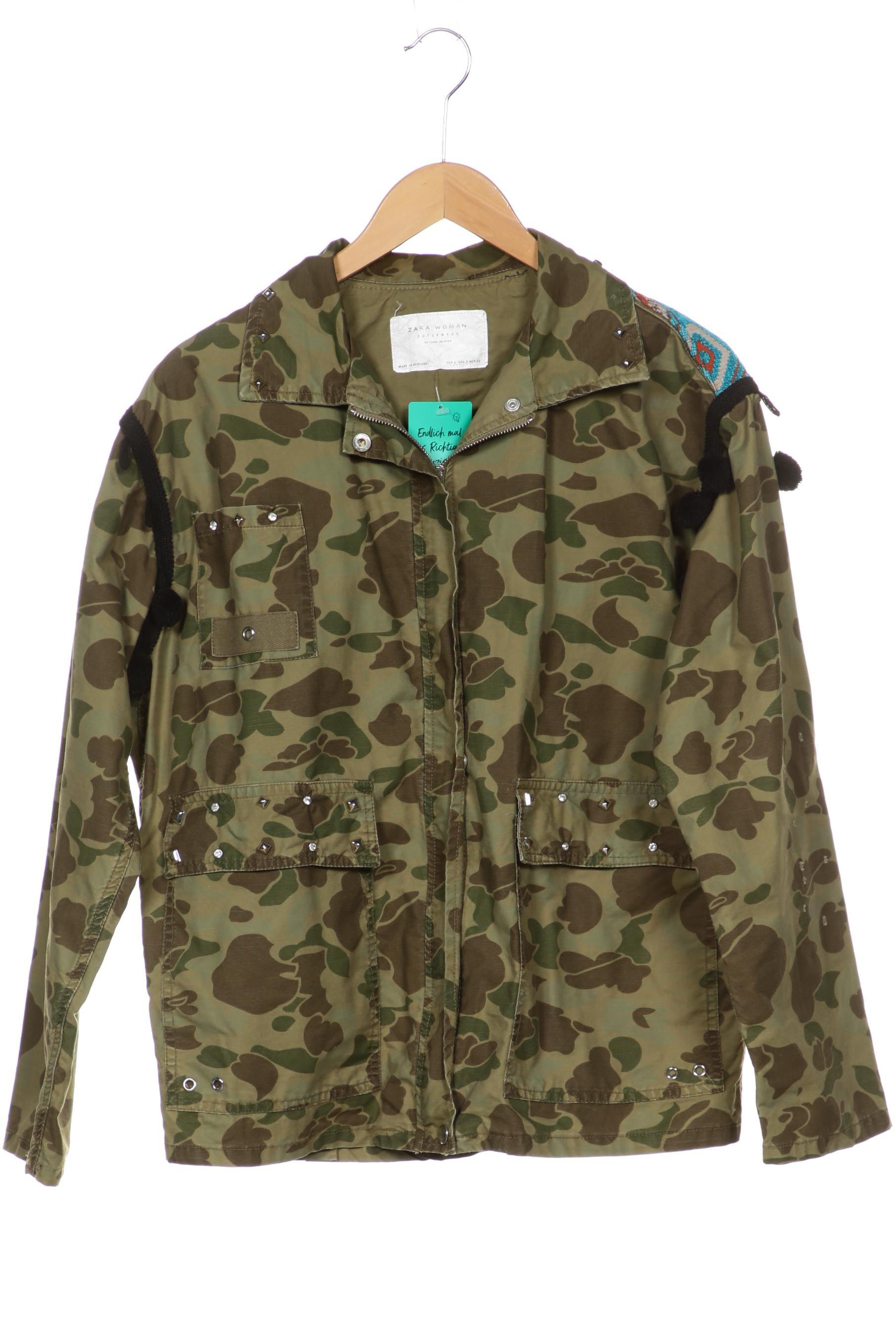 

Zara Damen Mantel, grün, Gr.