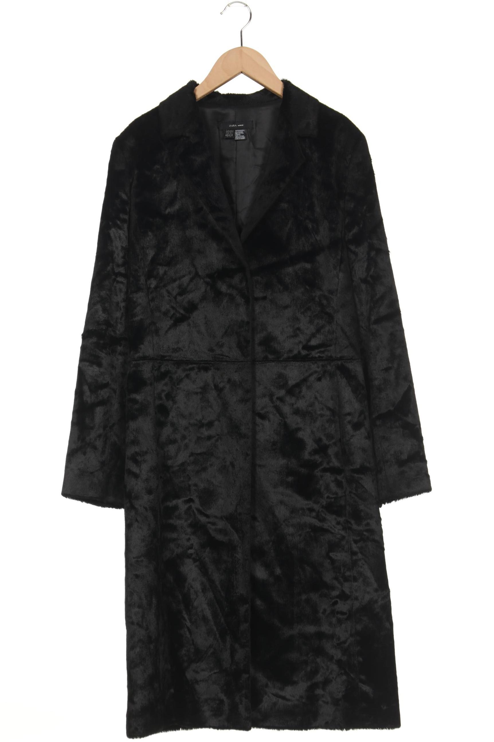 

ZARA Damen Mantel, schwarz