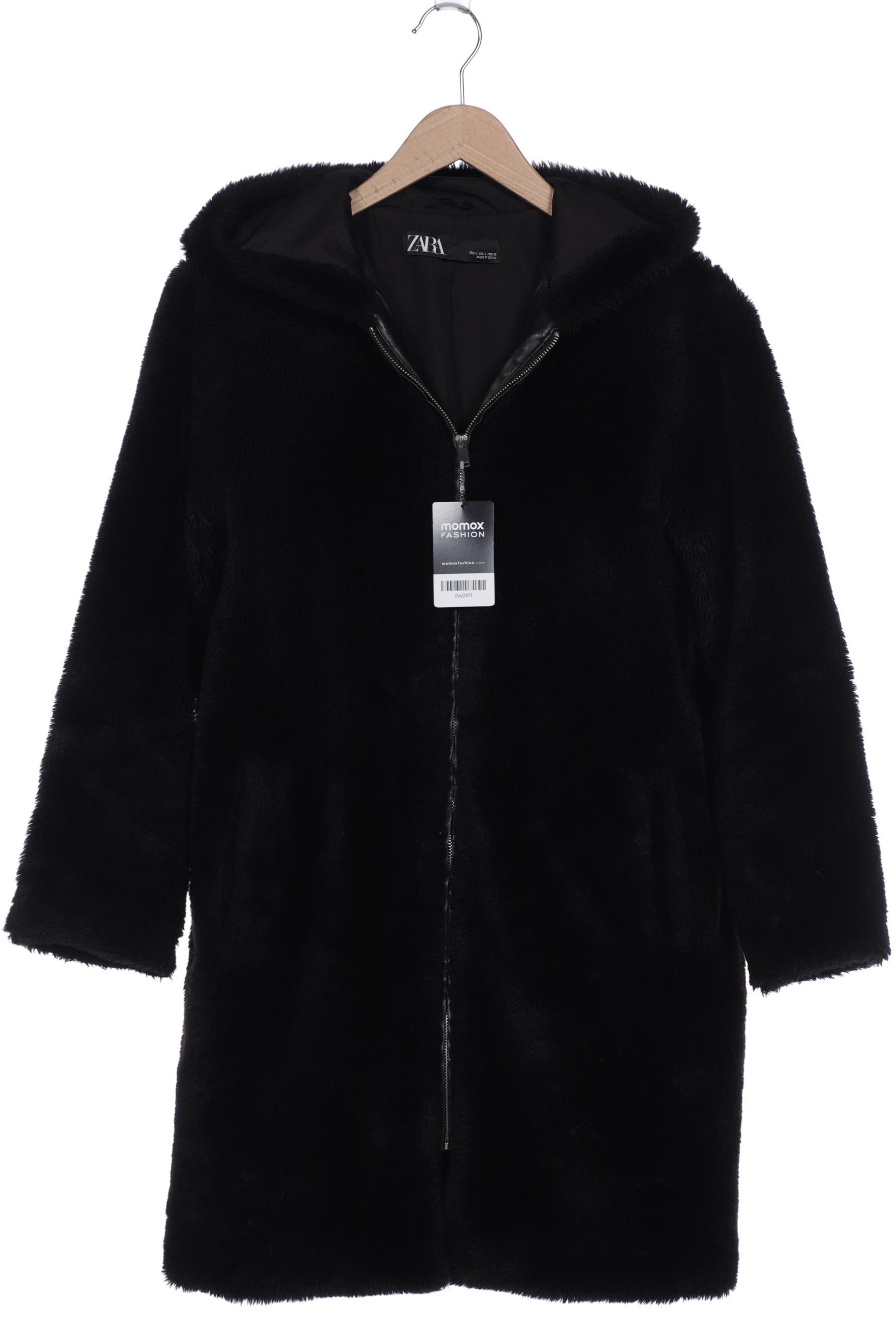 

ZARA Damen Mantel, schwarz