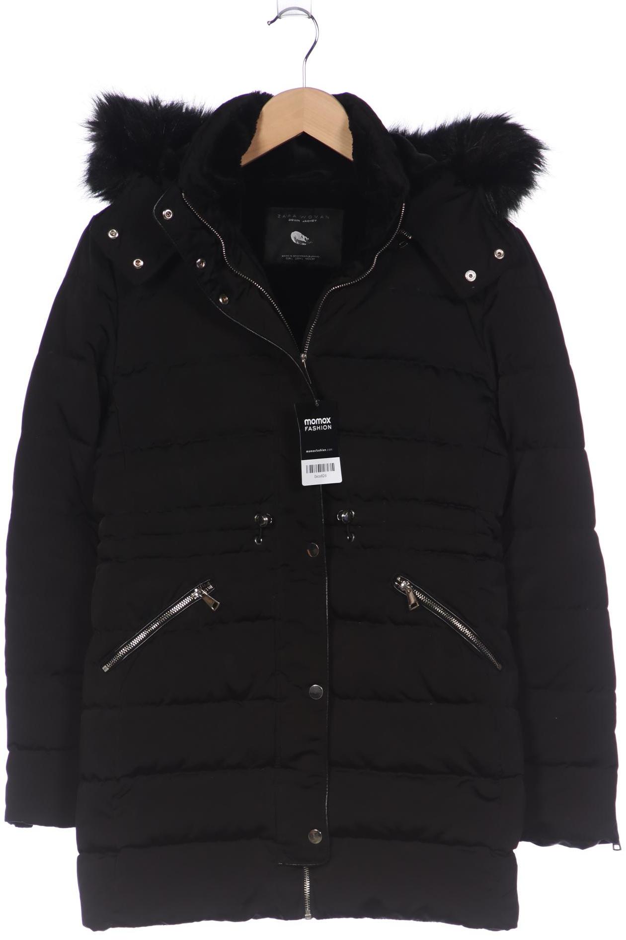 

ZARA Damen Mantel, schwarz