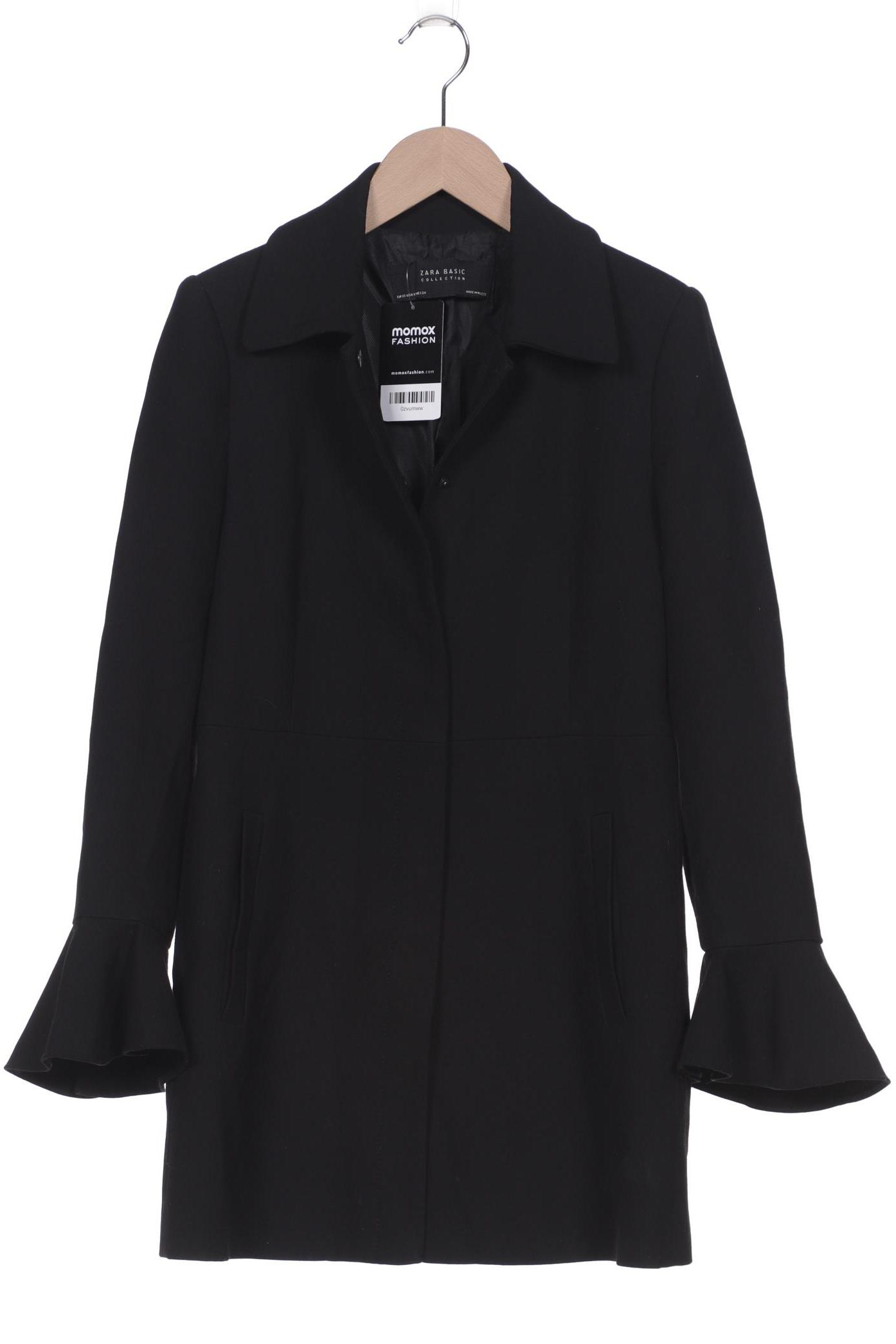 

ZARA Damen Mantel, schwarz