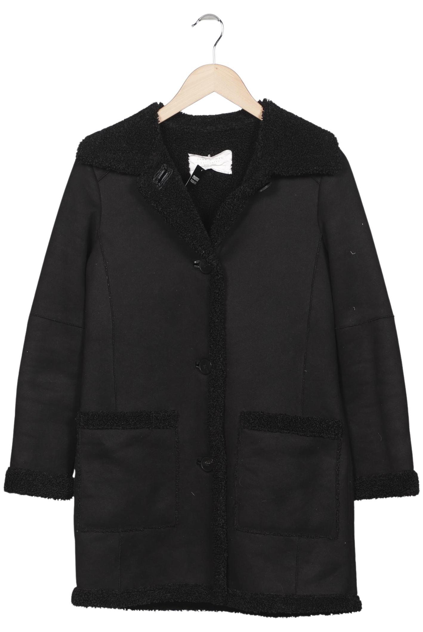 

Zara Damen Mantel, schwarz, Gr. 34