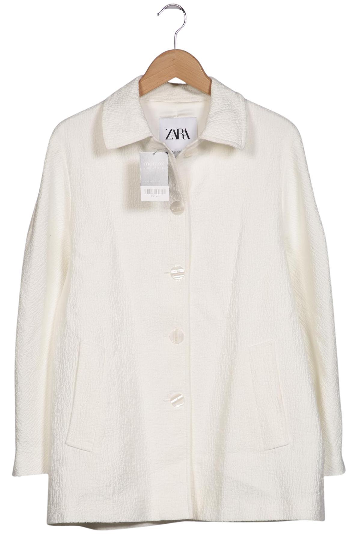 

Zara Damen Mantel, weiß, Gr. 38