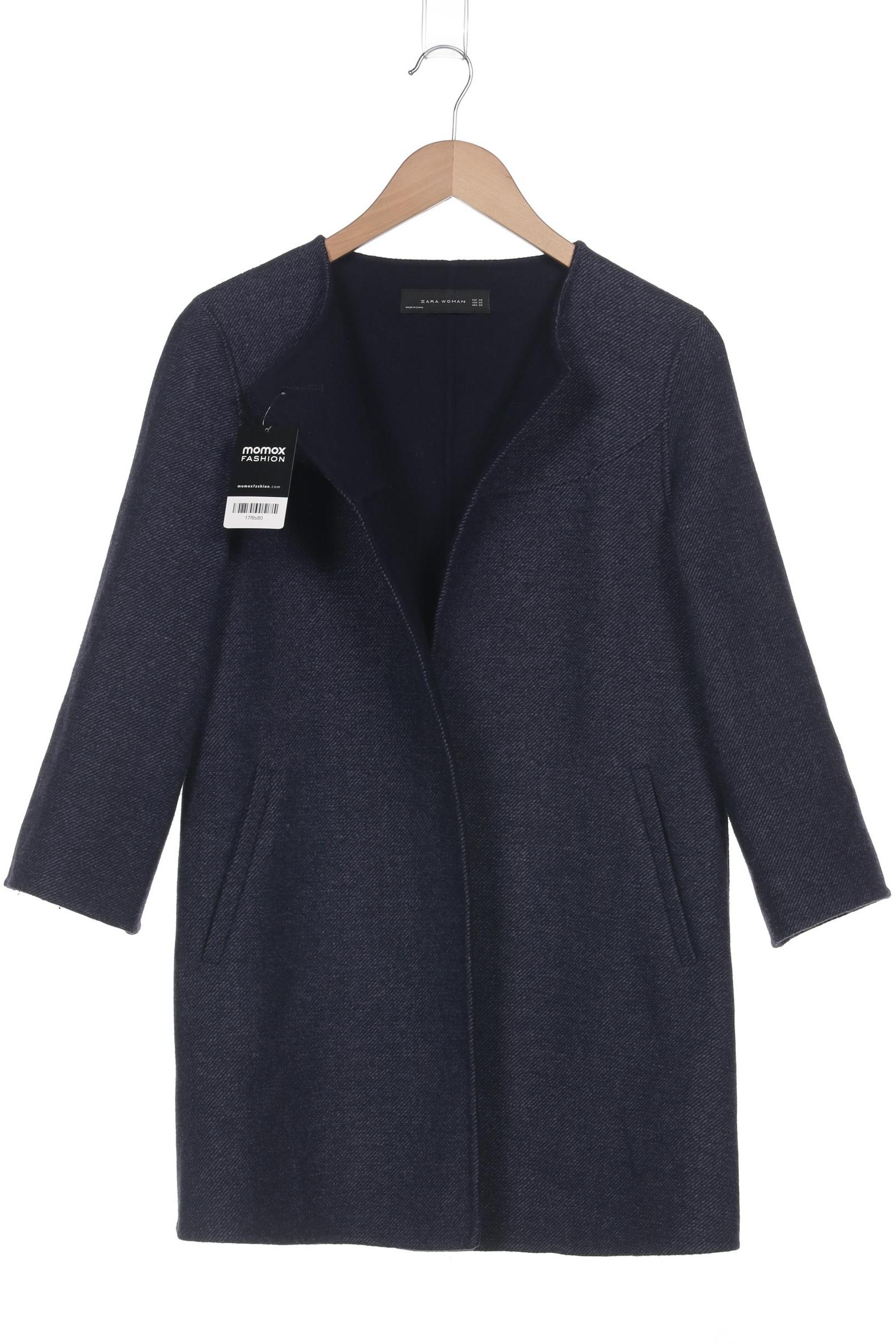 

Zara Damen Mantel, marineblau, Gr. 34