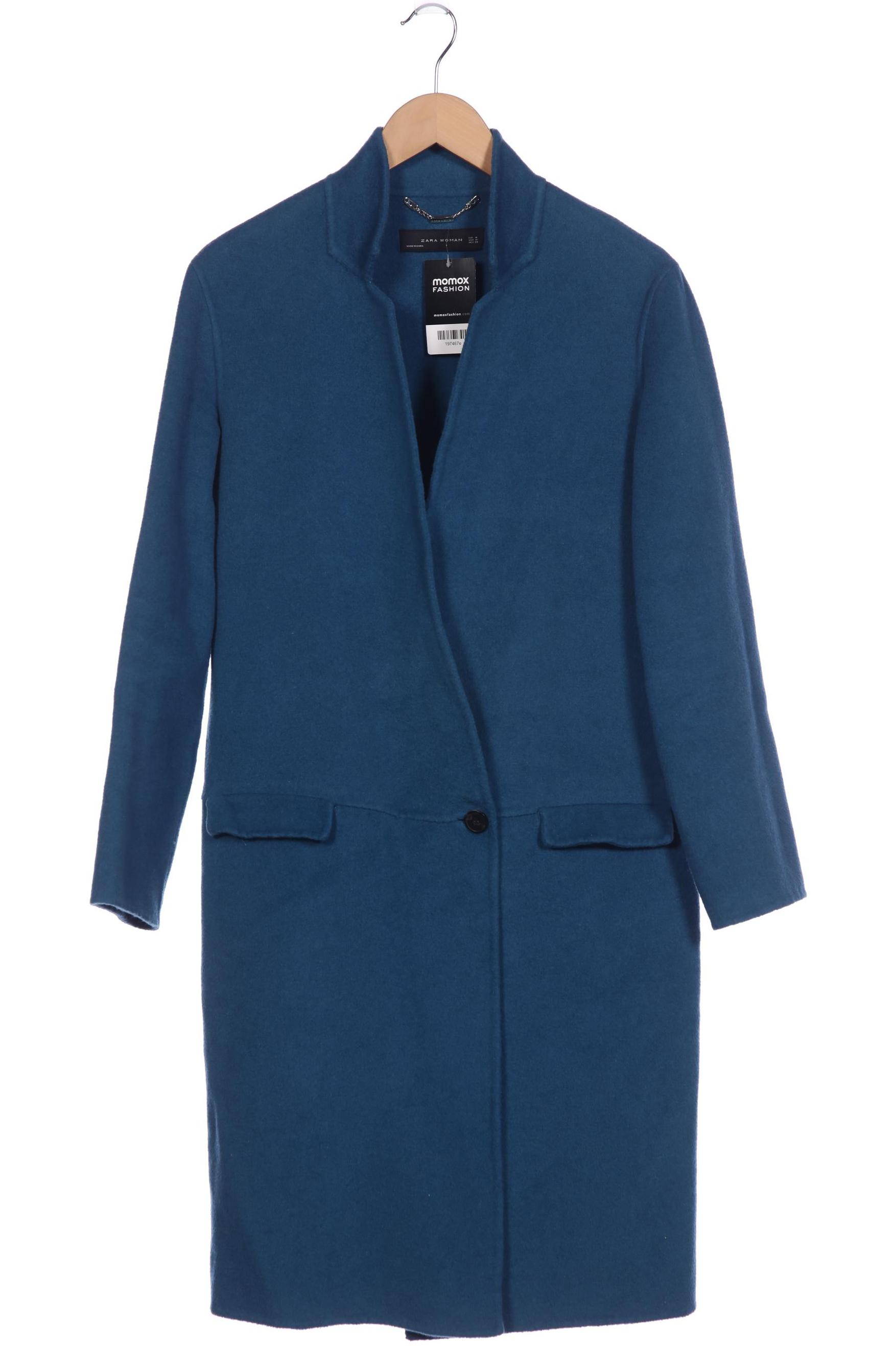 

Zara Damen Mantel, blau, Gr. 38