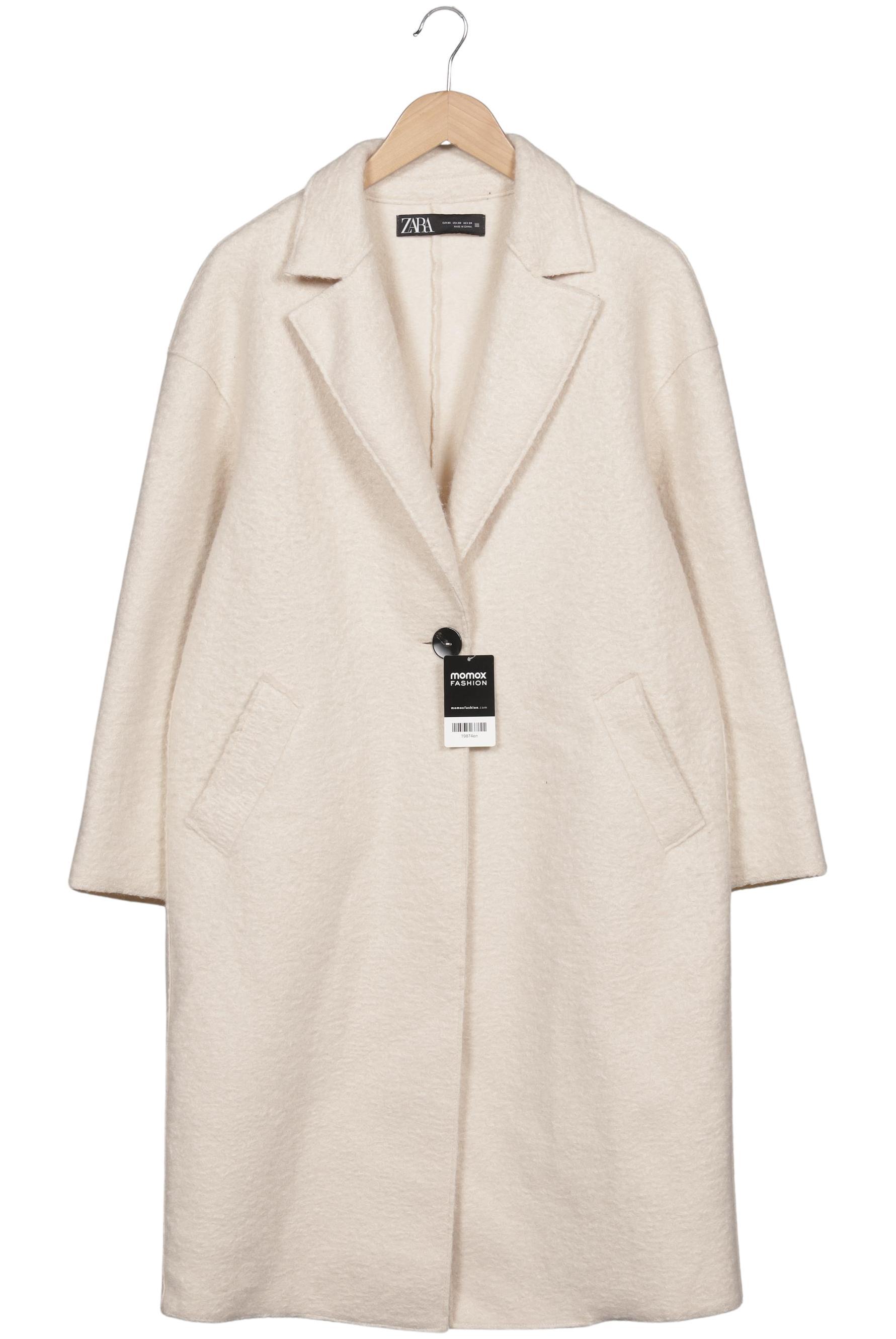 

Zara Damen Mantel, cremeweiß, Gr. 34