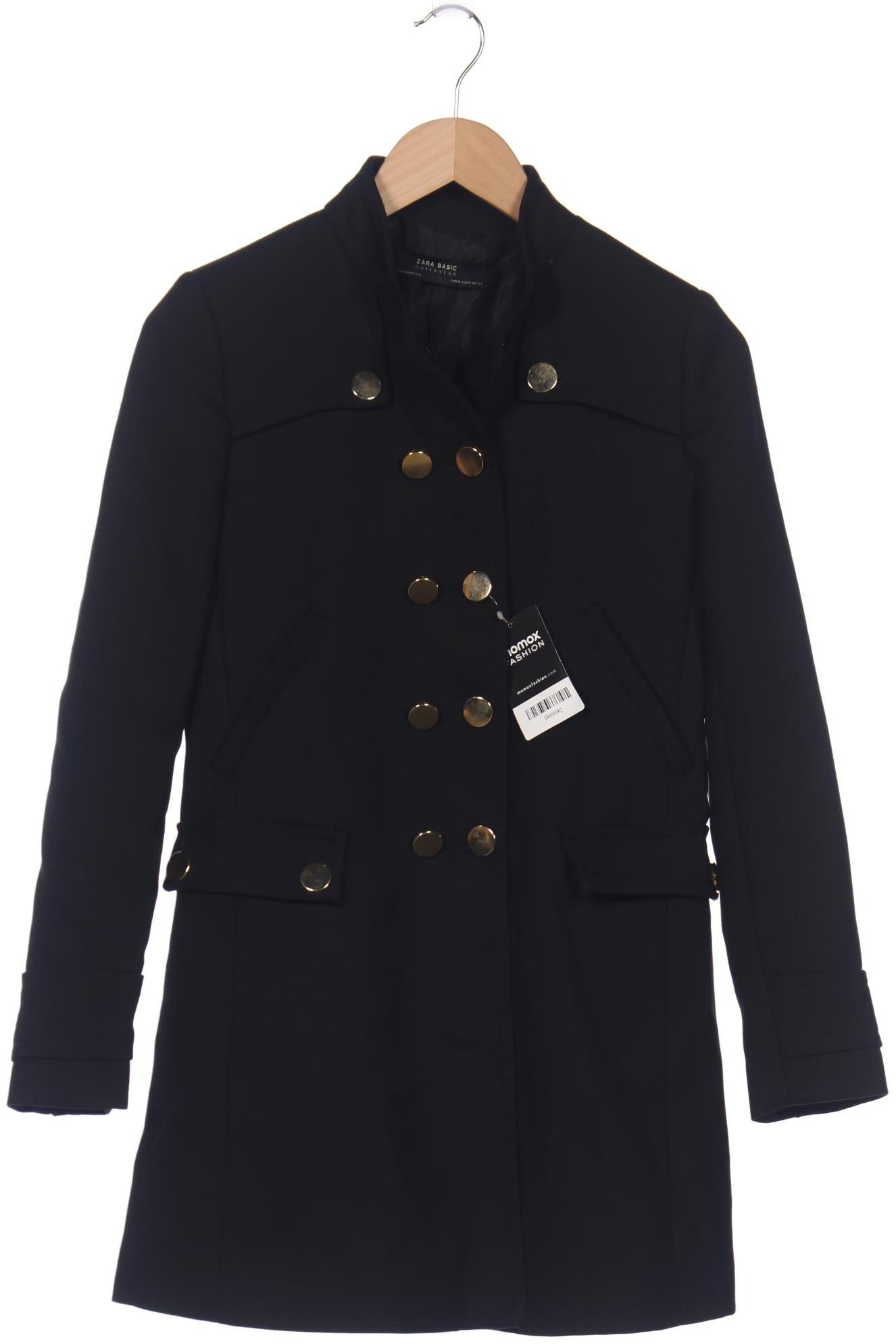 

ZARA Damen Mantel, schwarz