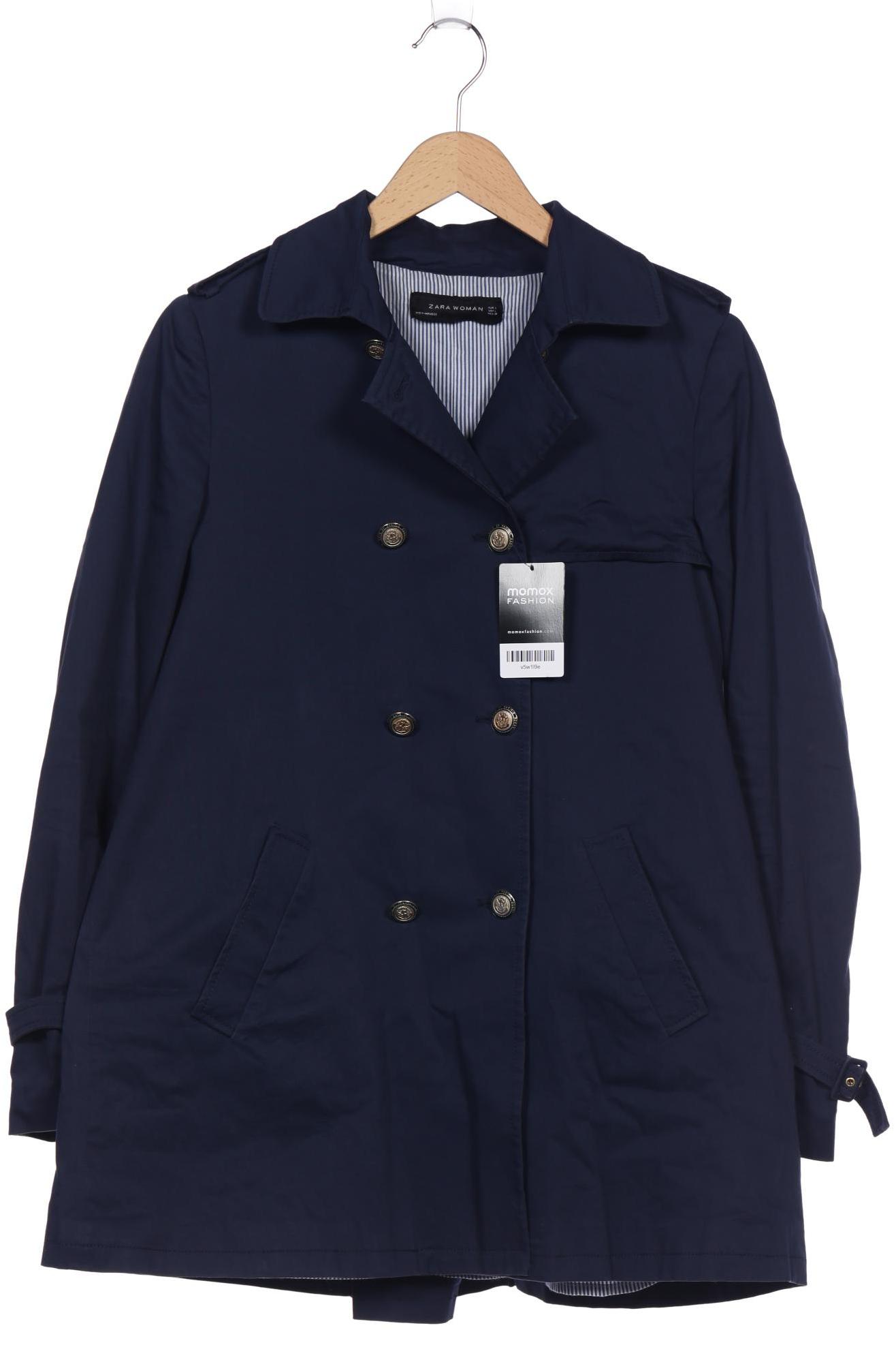 

ZARA Damen Mantel, marineblau