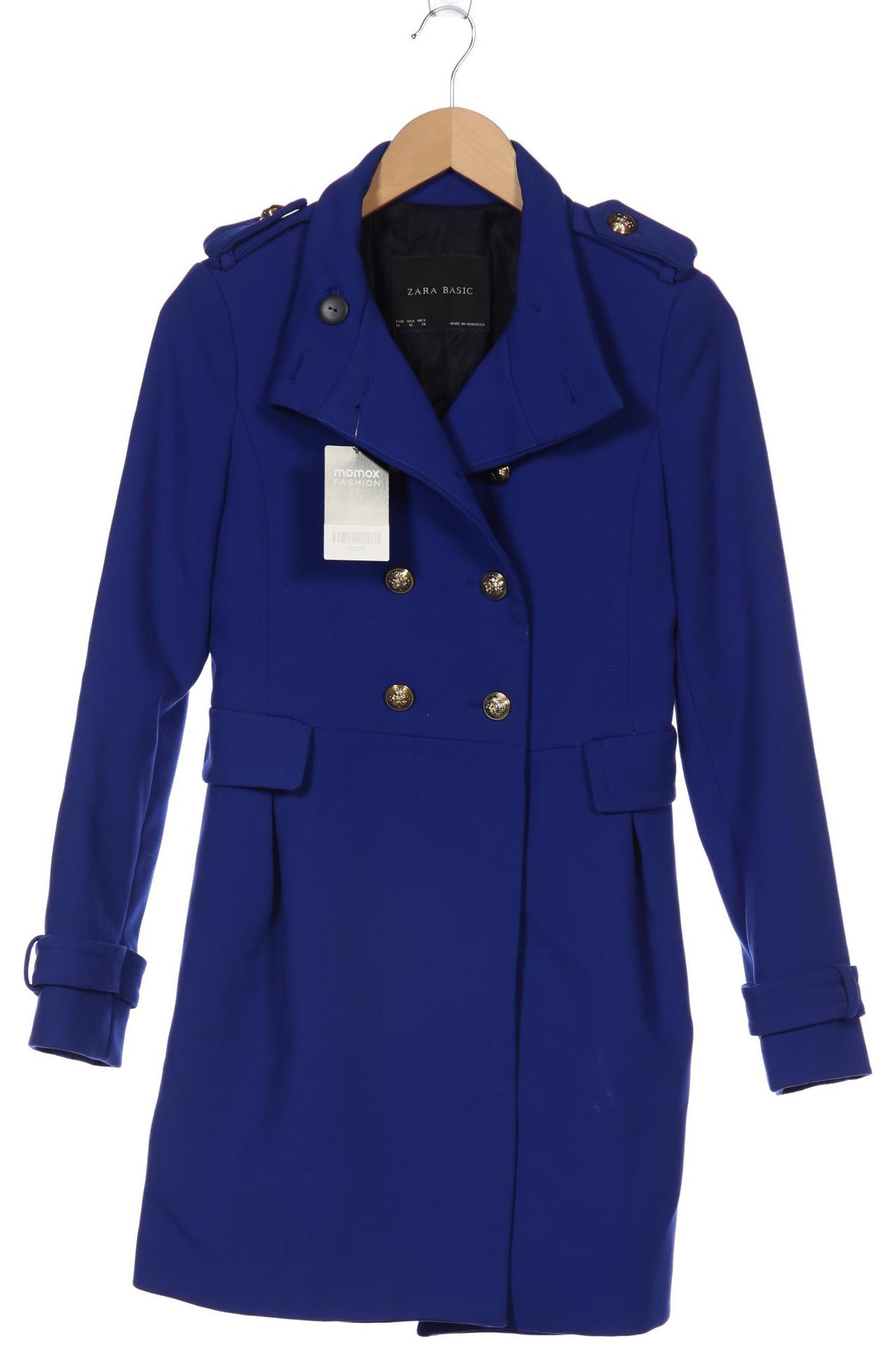 

ZARA Damen Mantel, blau