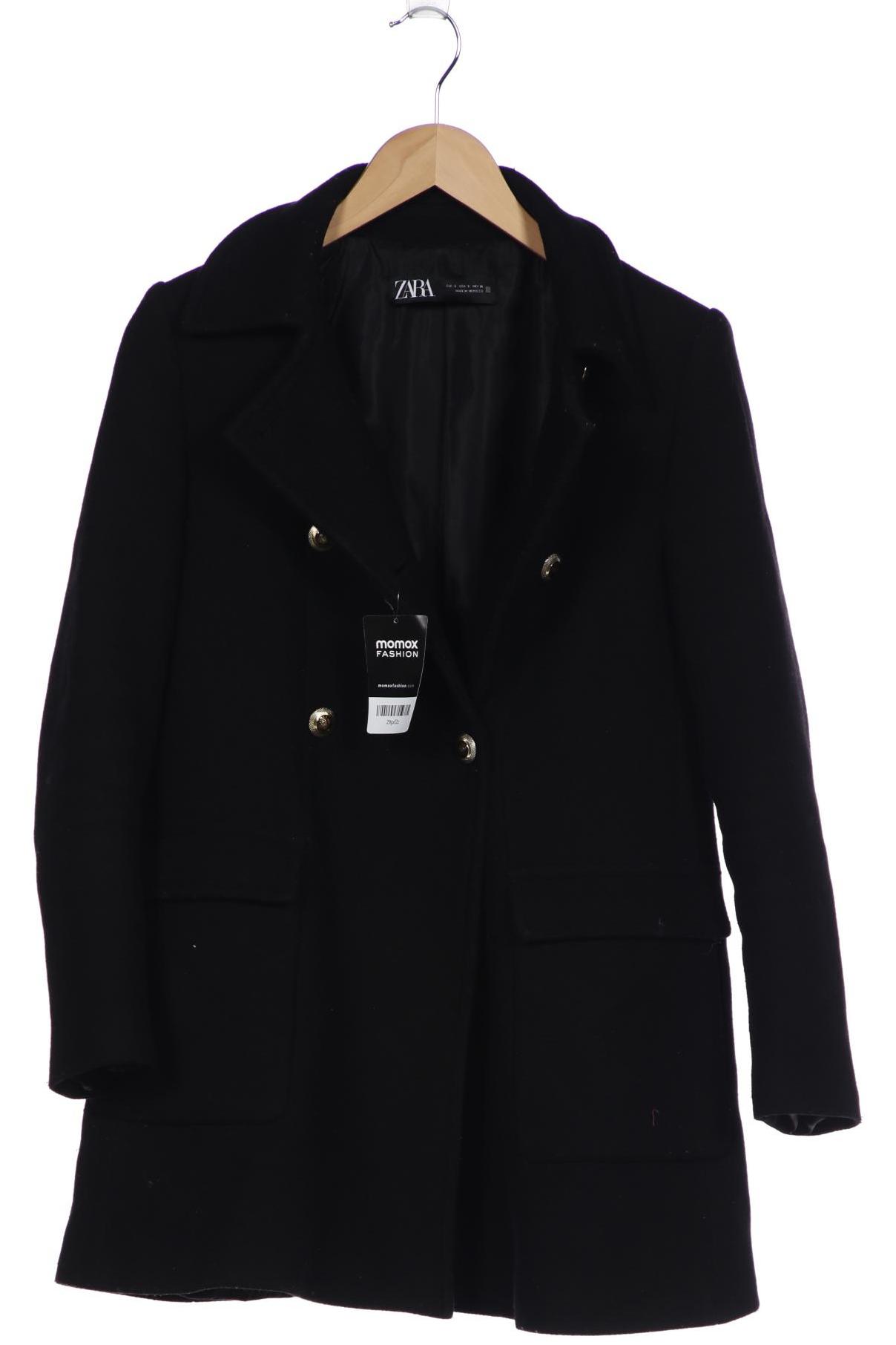 

ZARA Damen Mantel, schwarz