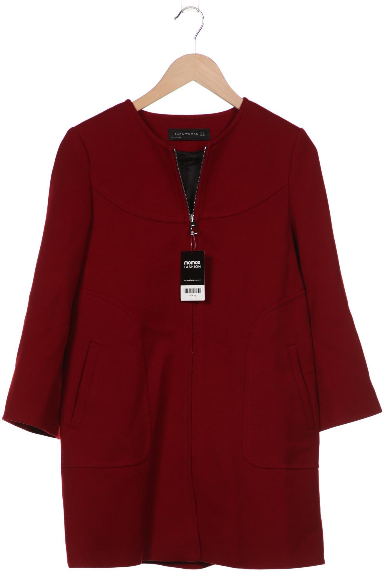 

Zara Damen Mantel, bordeaux, Gr. 36