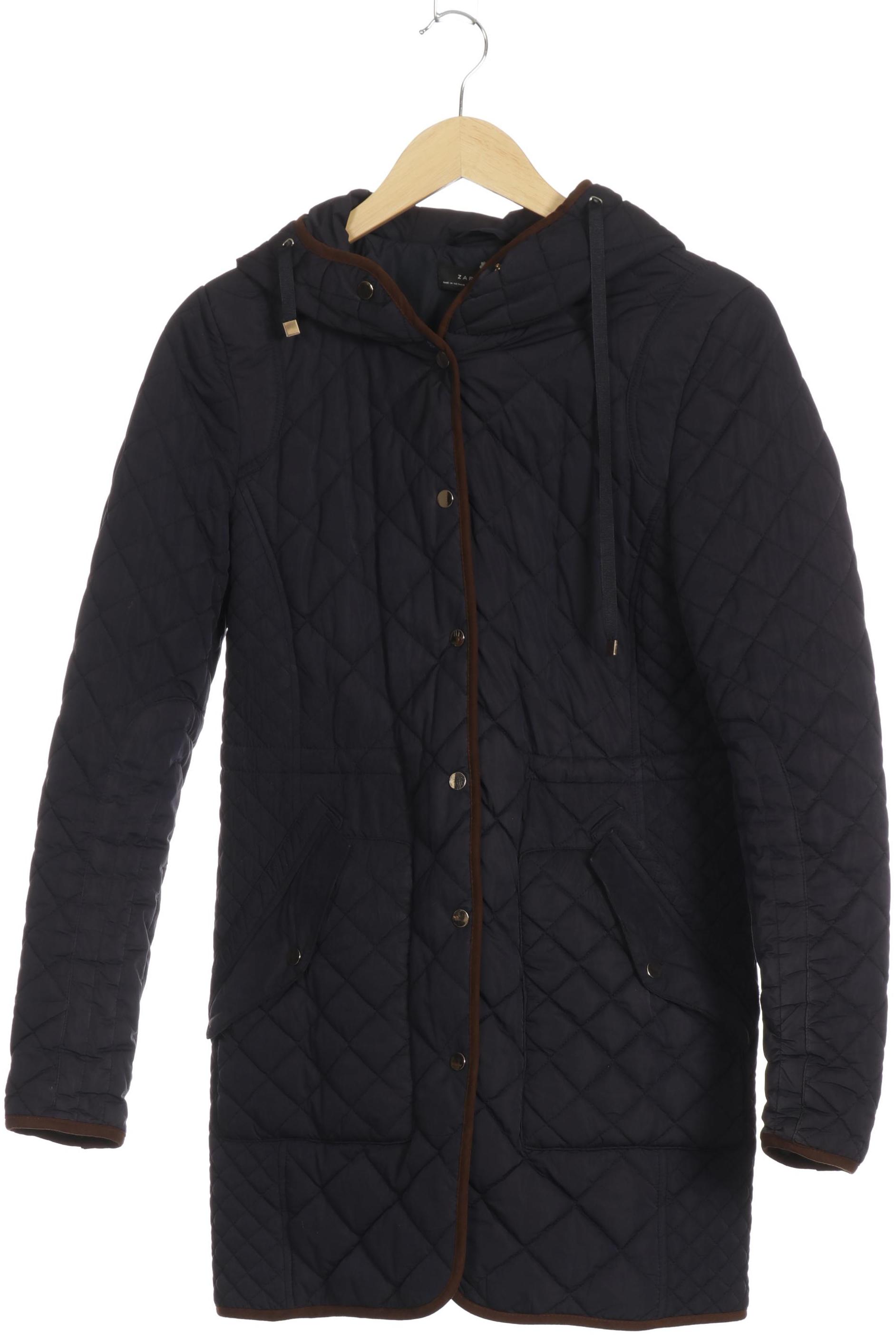 

Zara Damen Mantel, marineblau, Gr. 36