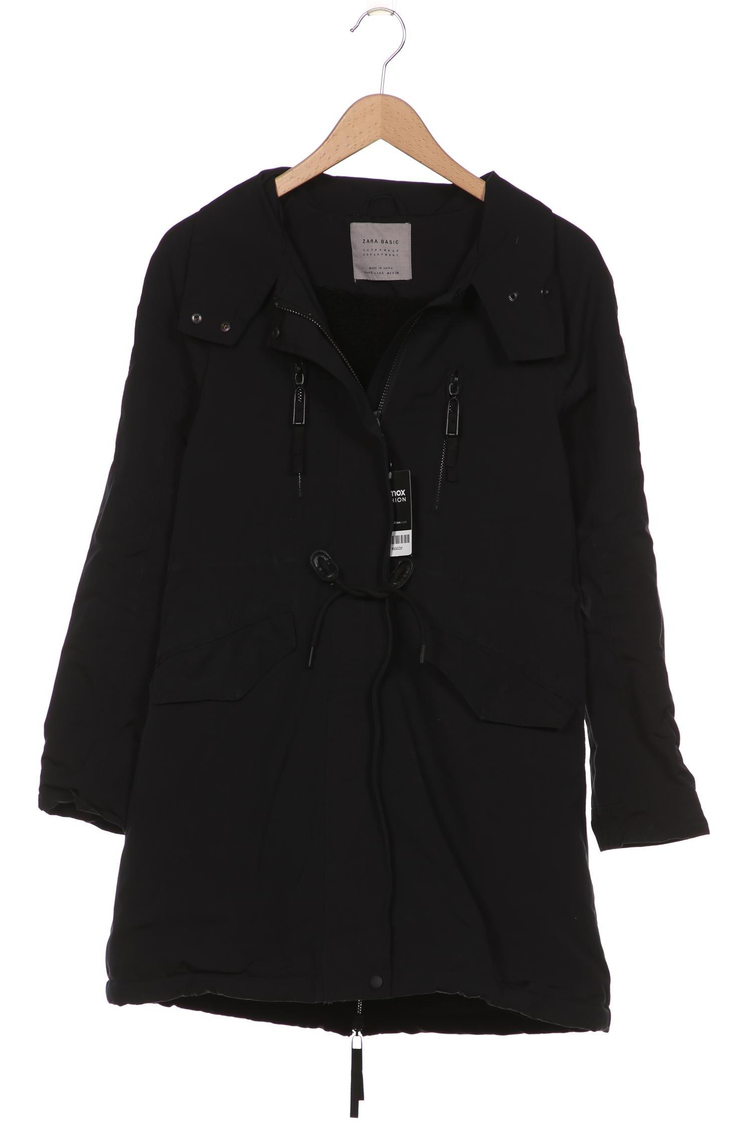 

ZARA Damen Mantel, schwarz