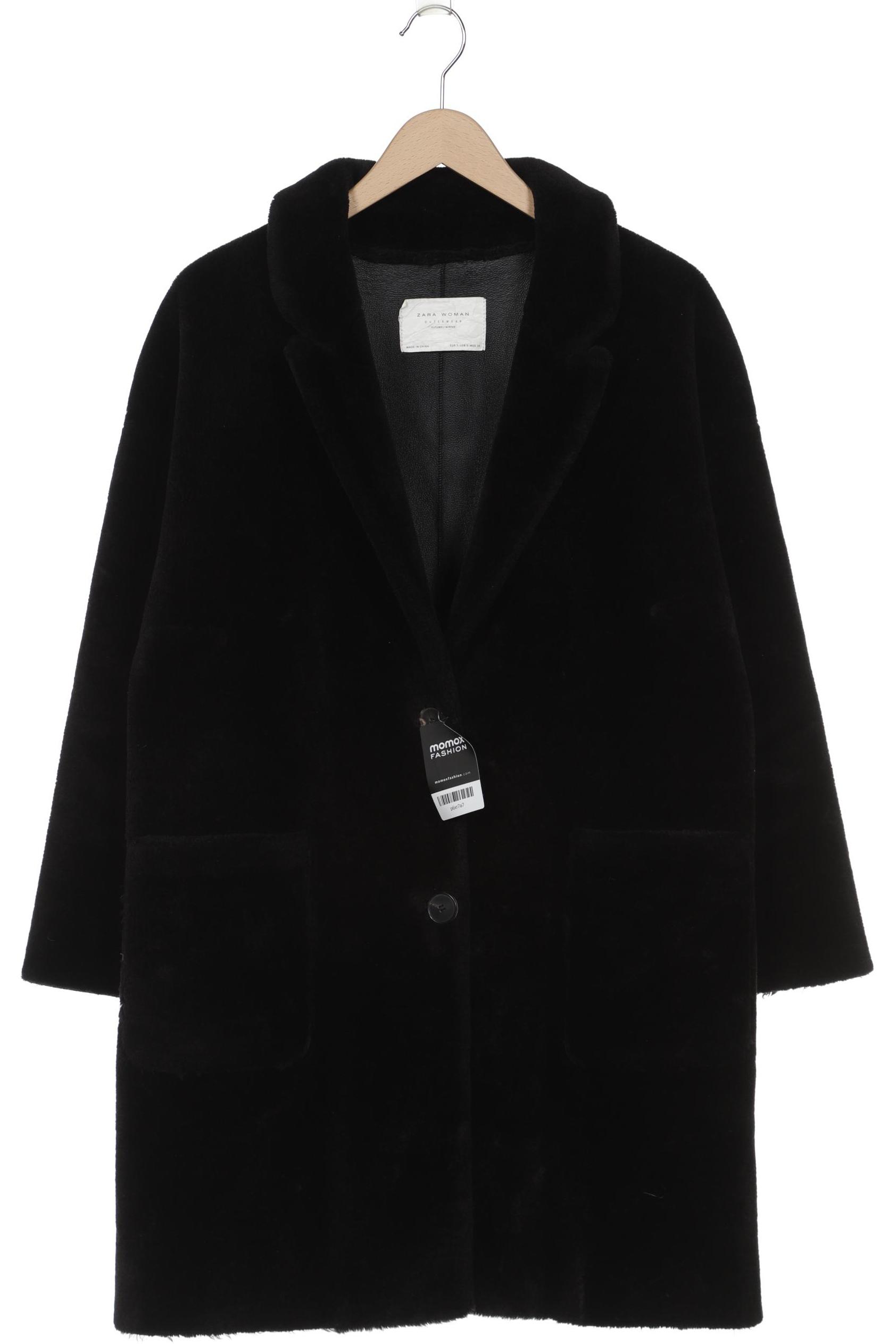 

ZARA Damen Mantel, schwarz