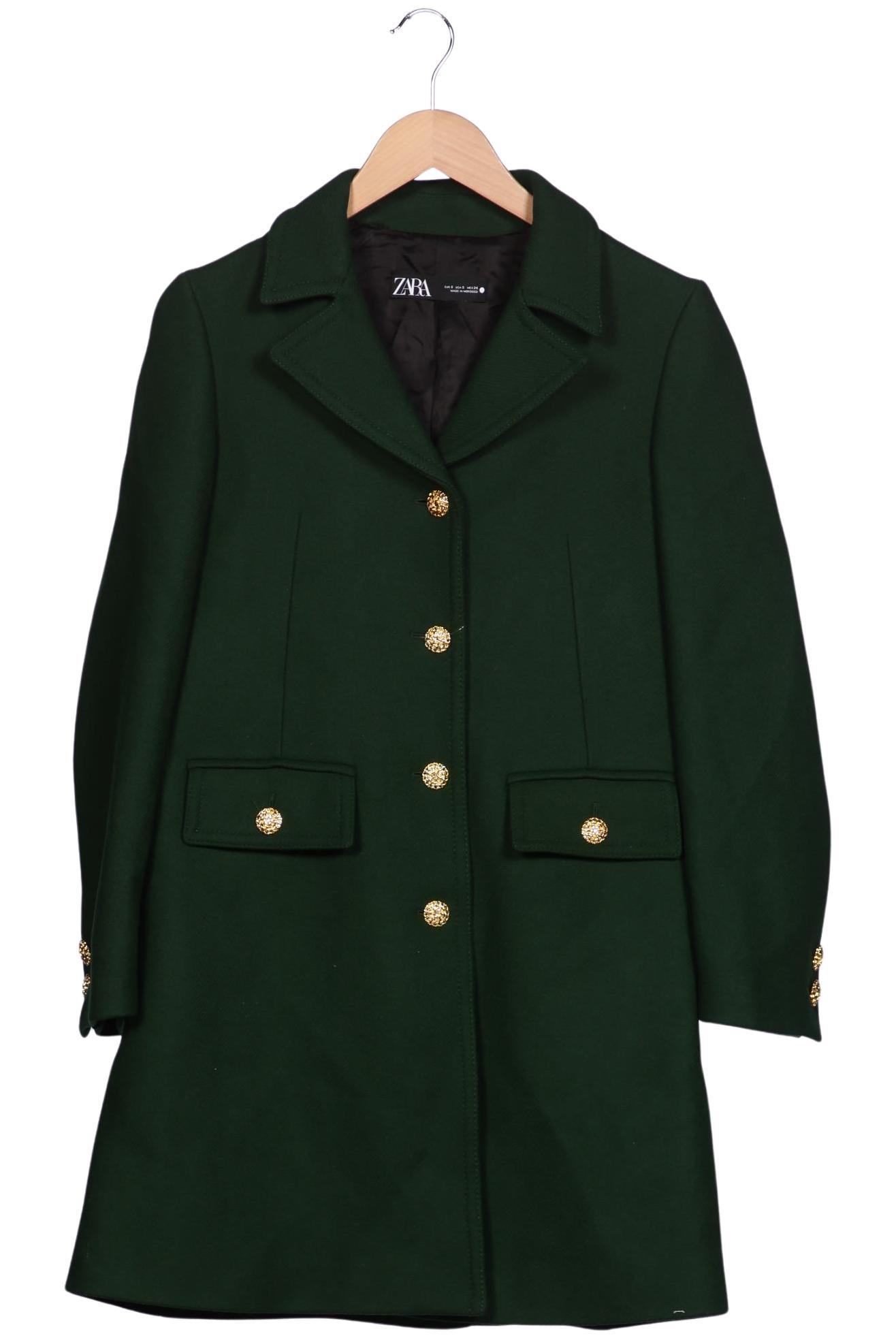 

Zara Damen Mantel, grün, Gr. 36