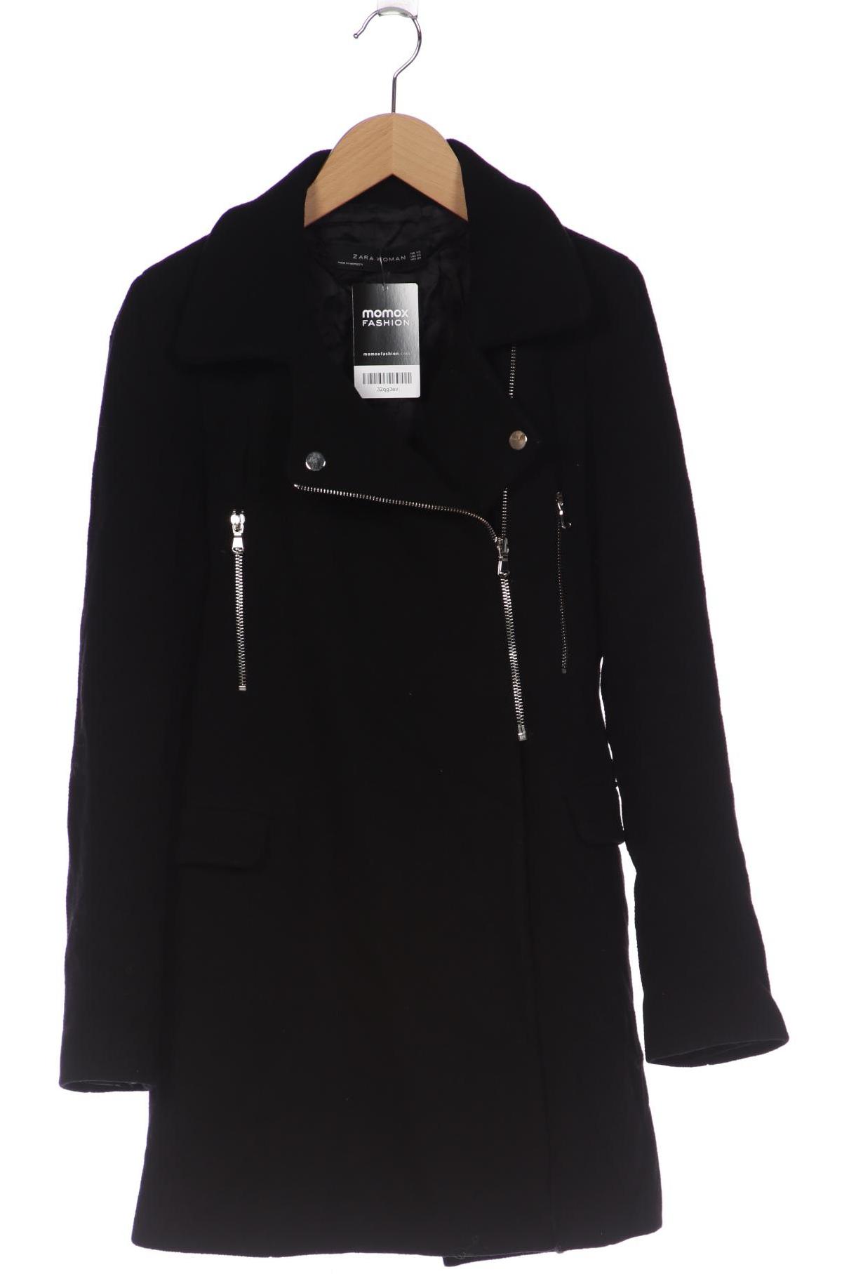

ZARA Damen Mantel, schwarz