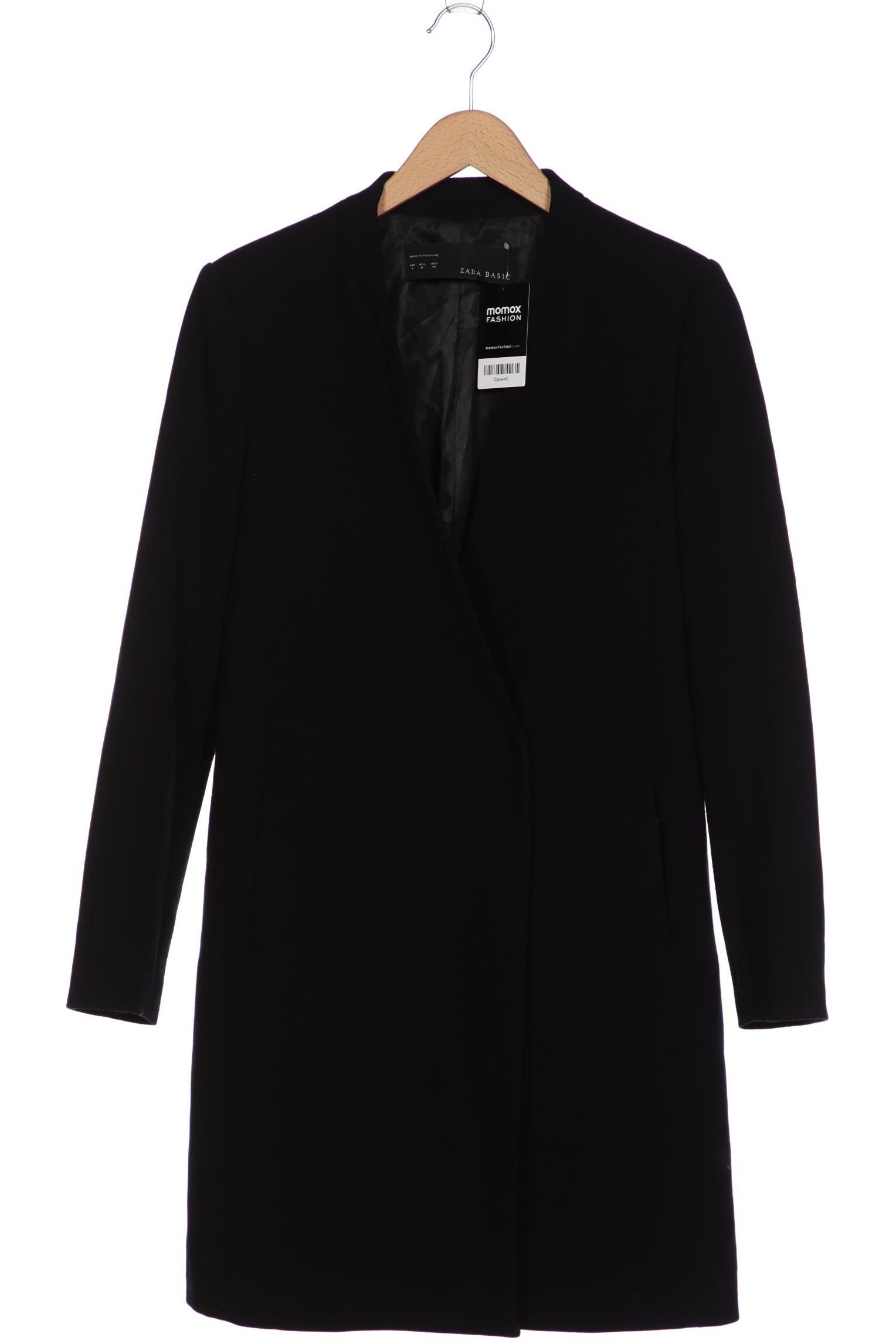 

ZARA Damen Mantel, schwarz