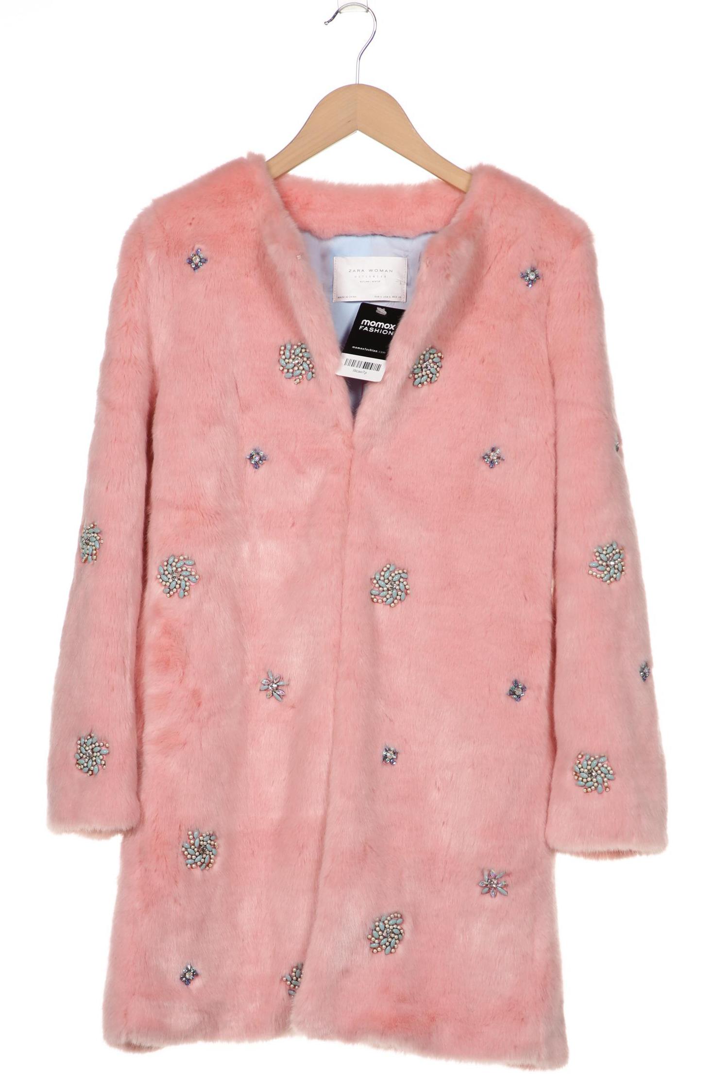 

ZARA Damen Mantel, pink