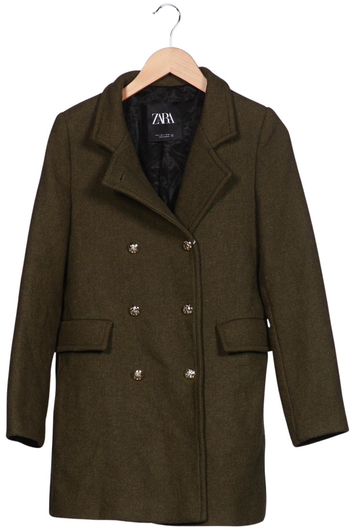 

Zara Damen Mantel, grün, Gr. 36