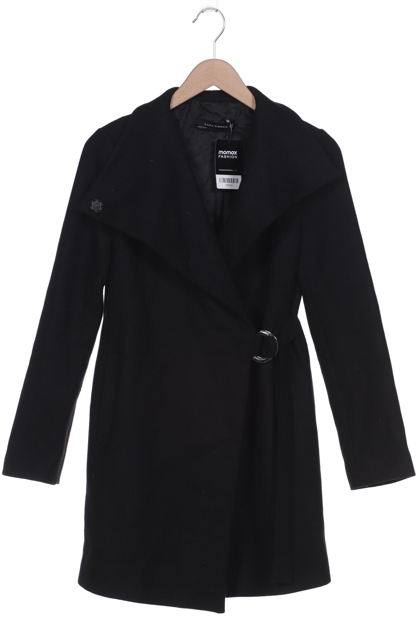 

ZARA Damen Mantel, schwarz