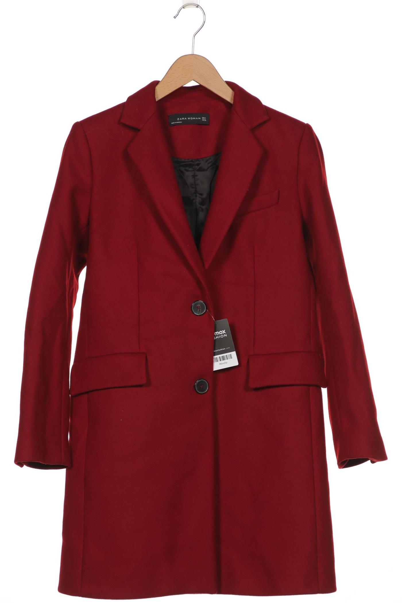 

Zara Damen Mantel, bordeaux, Gr. 38