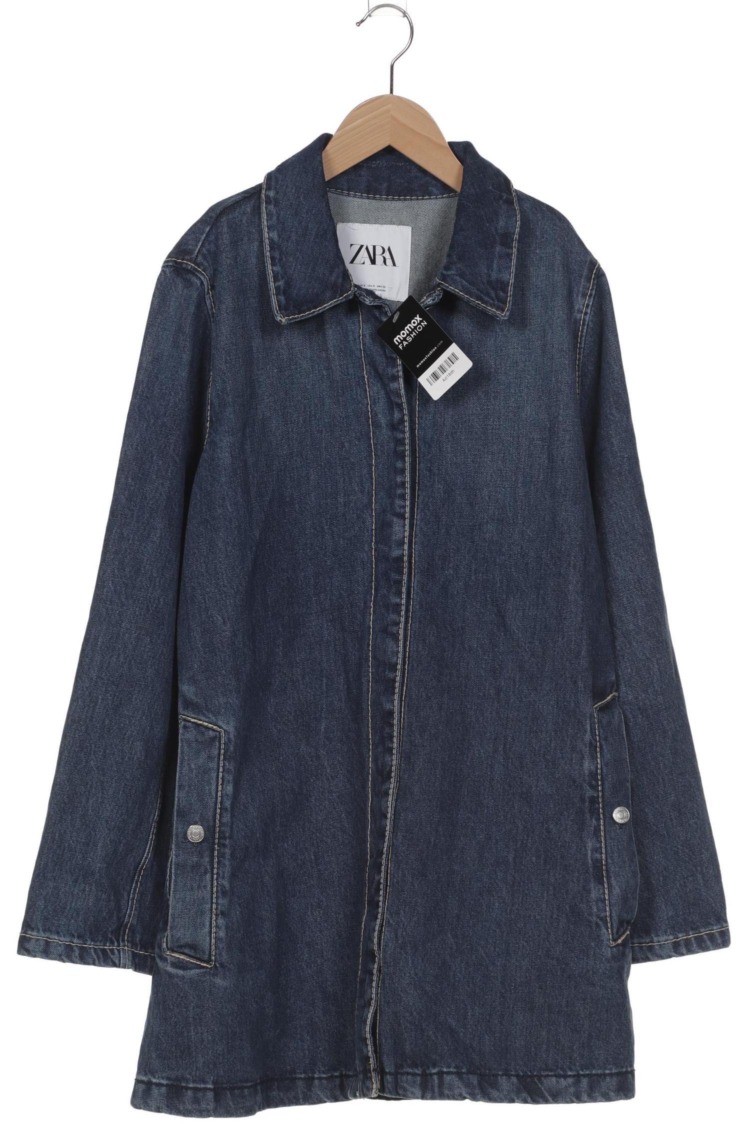 

Zara Damen Mantel, marineblau, Gr. 36