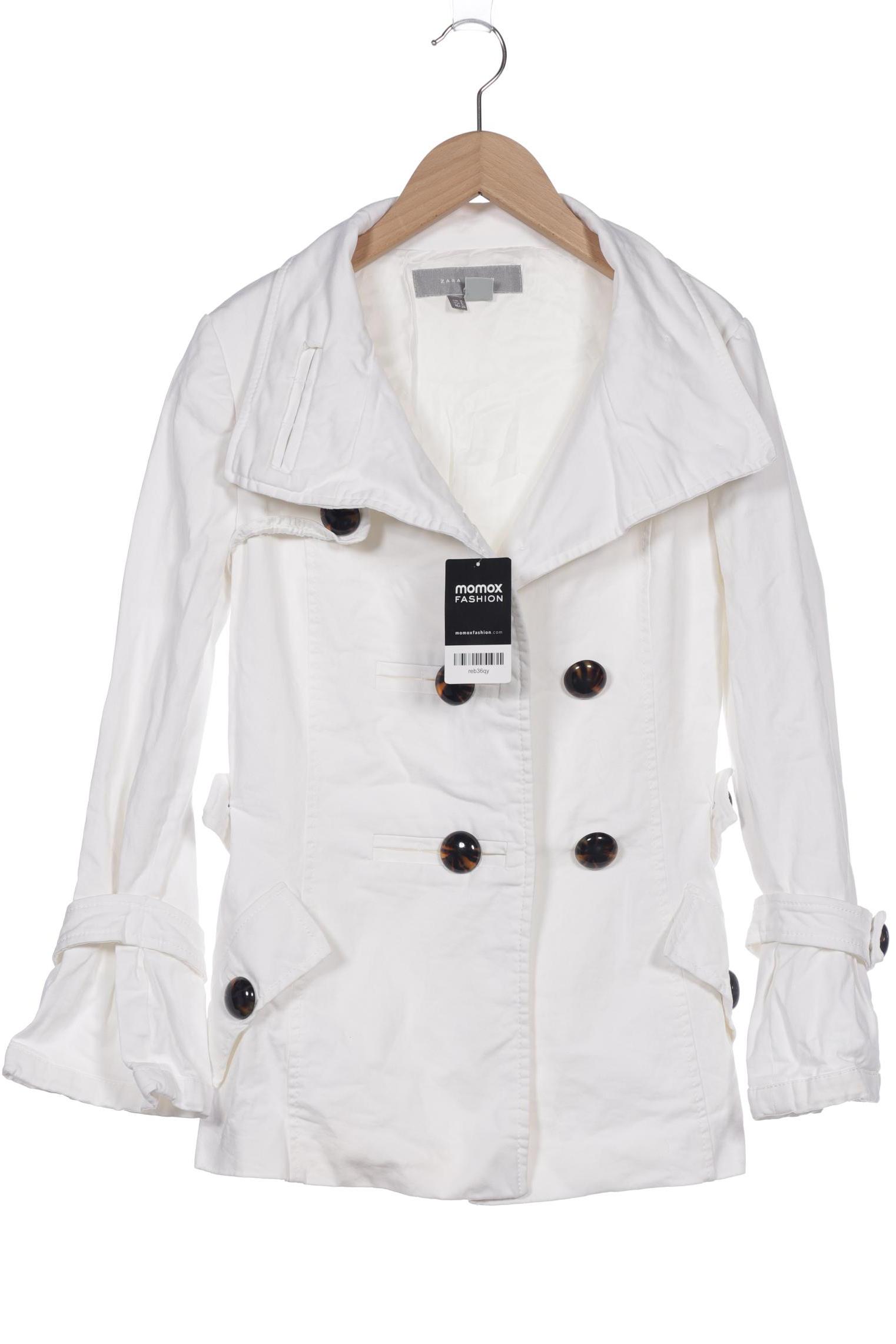 

ZARA Damen Mantel, weiß