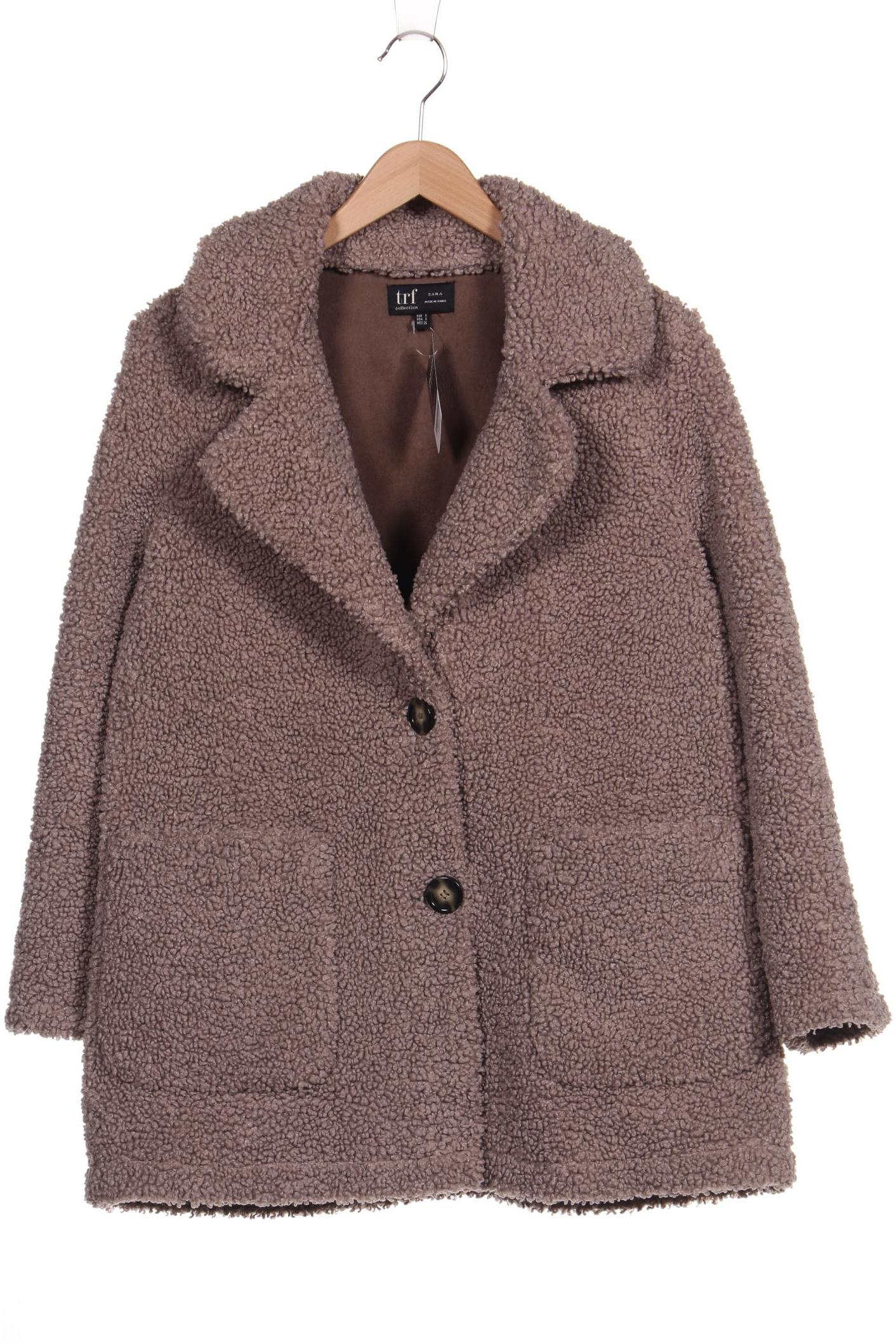 

ZARA Damen Mantel, grau