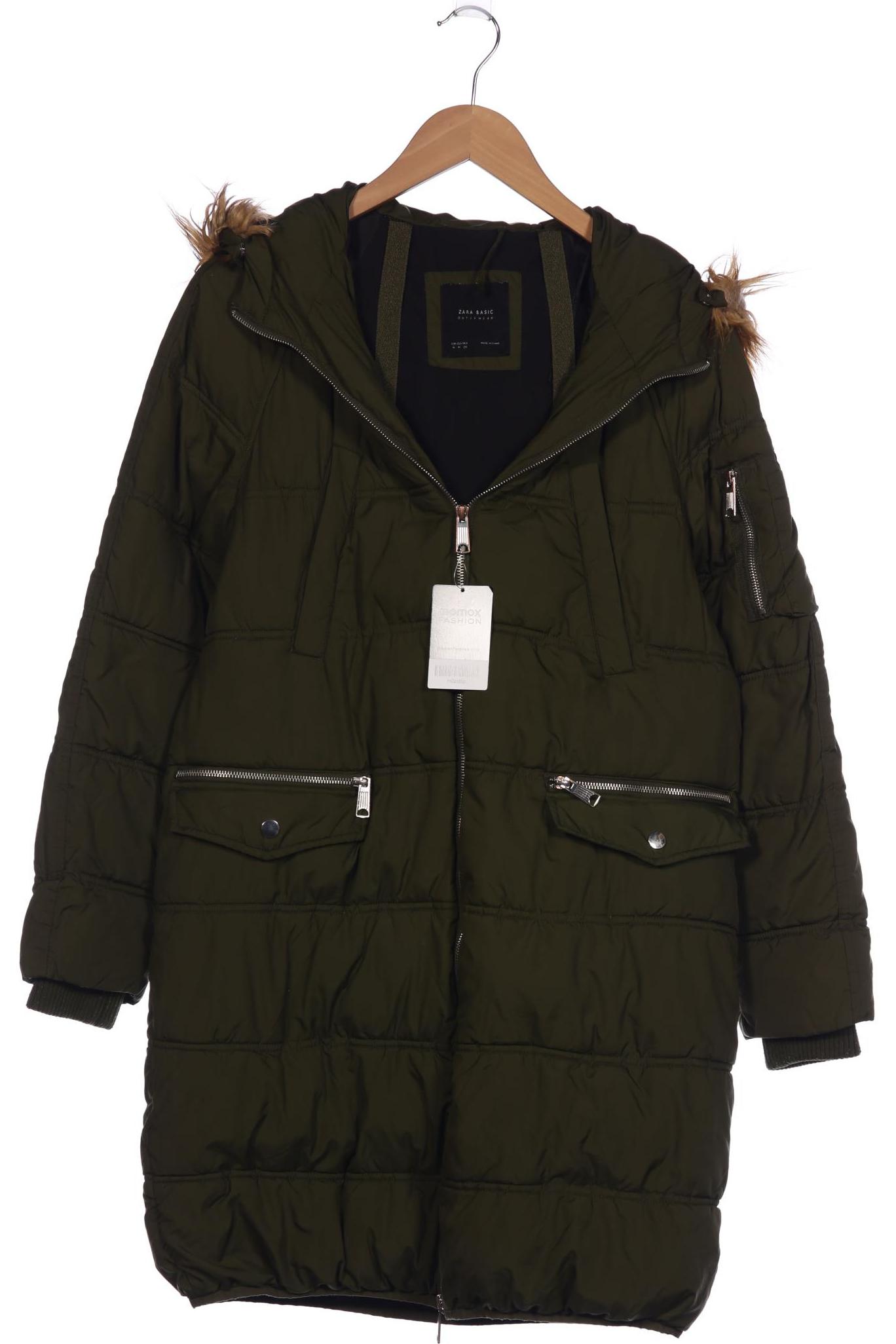 

ZARA Damen Mantel, grün