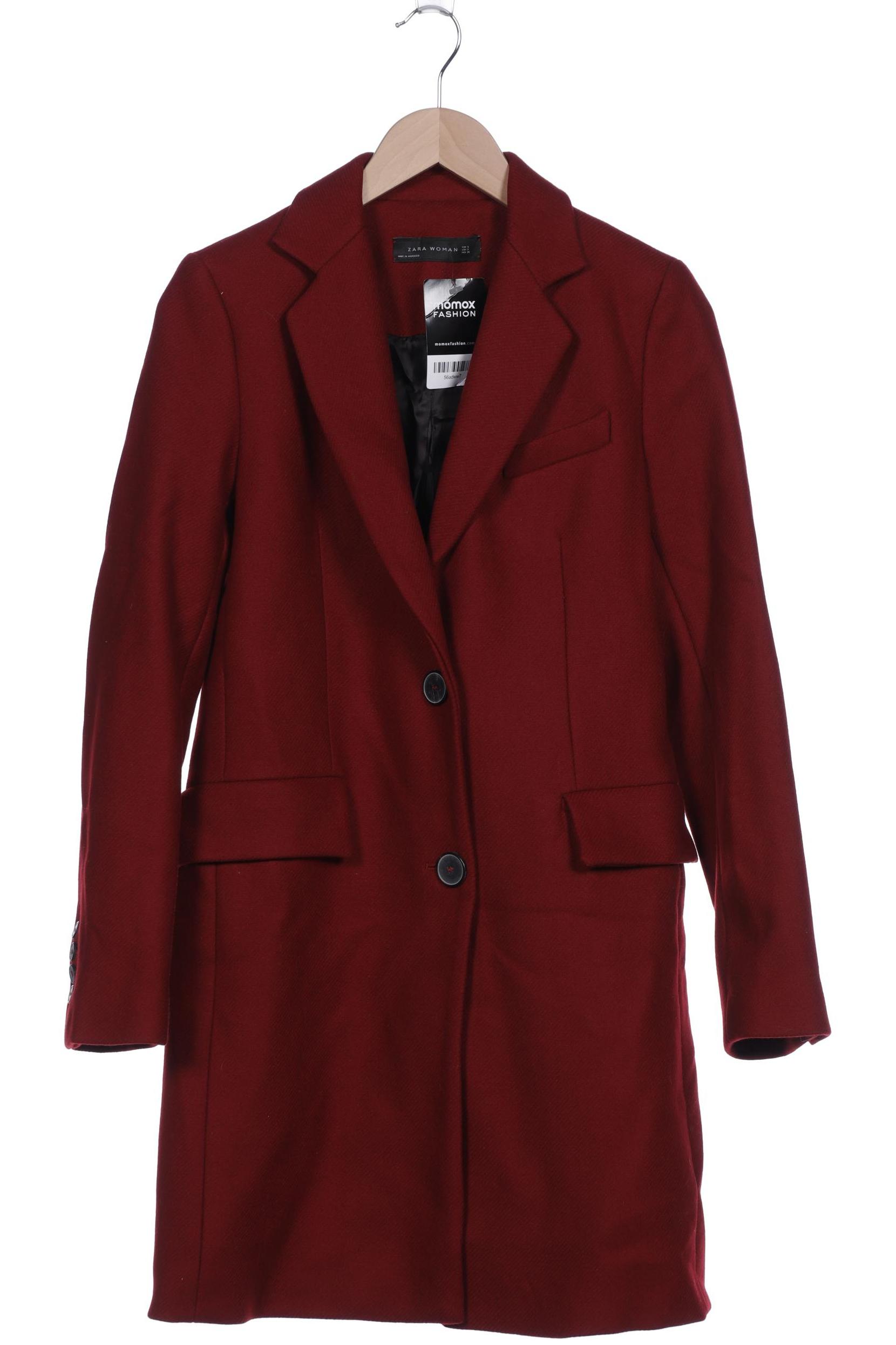 

ZARA Damen Mantel, bordeaux