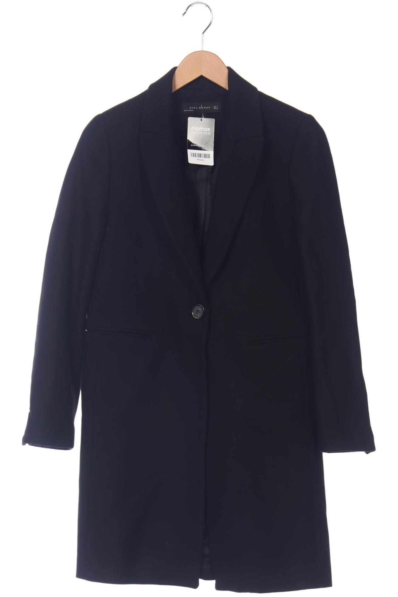 Thumbnail - Zara Damen Mantel, schwarz, Gr. 36