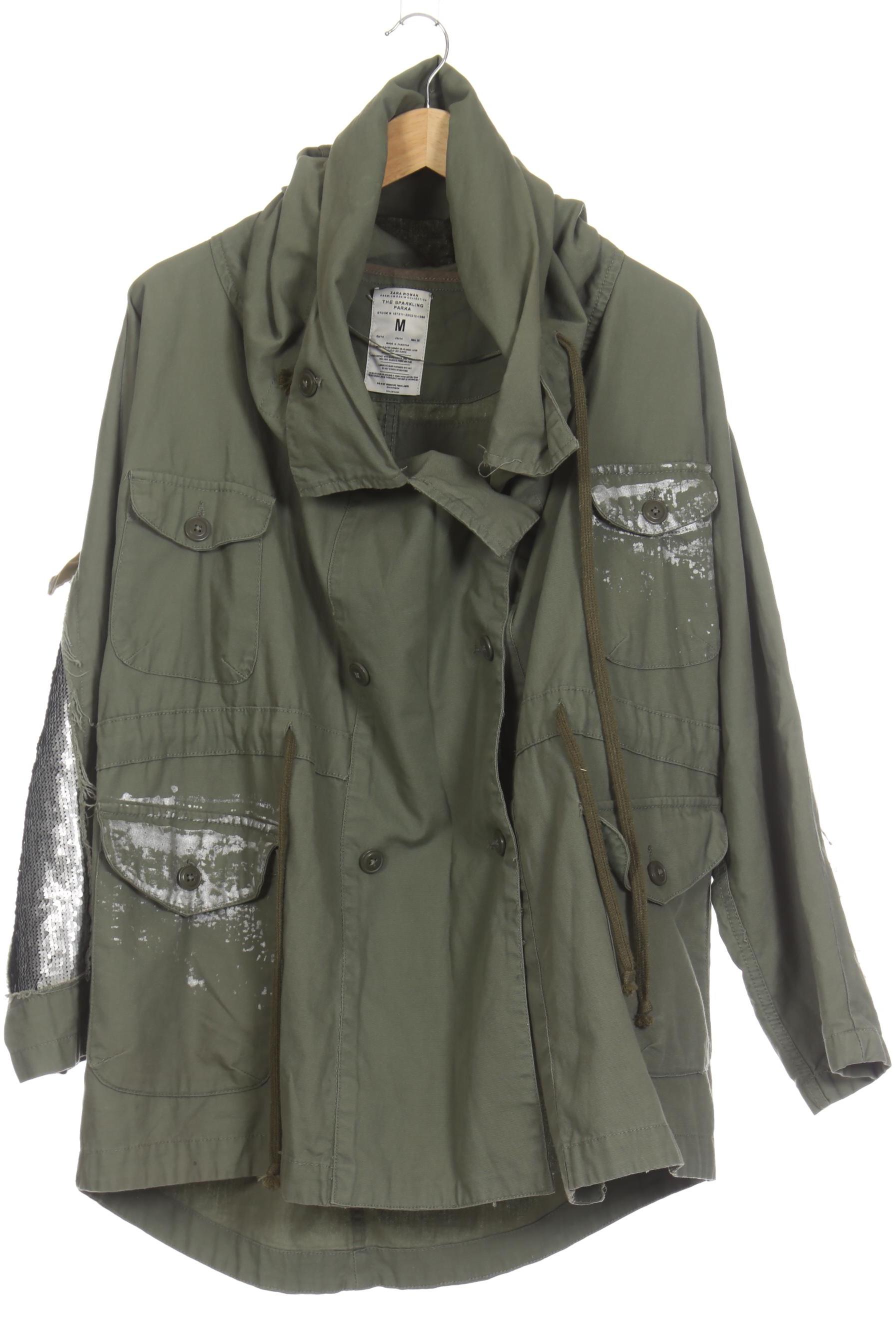 

Zara Damen Mantel, grün, Gr.