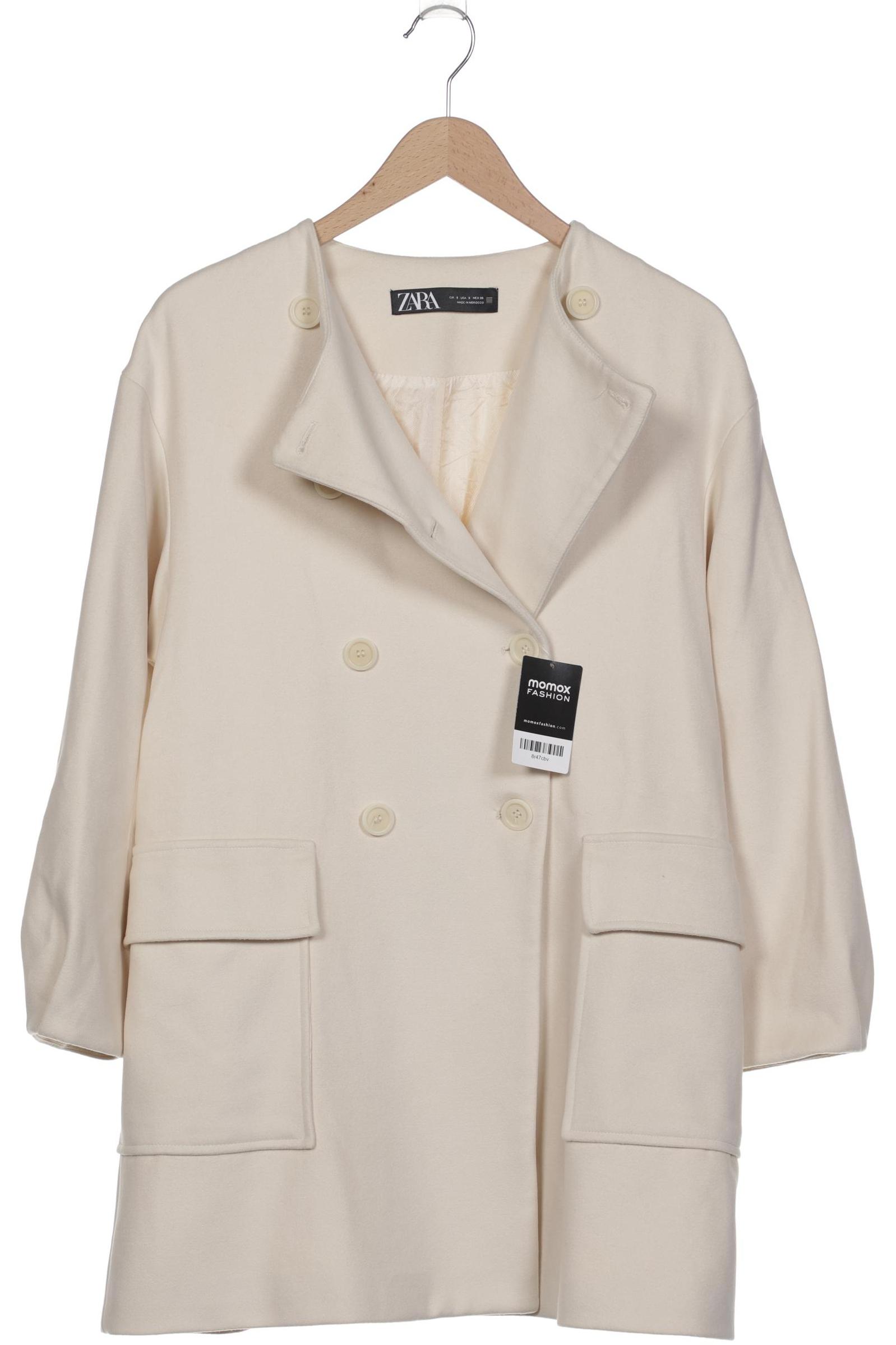 

Zara Damen Mantel, cremeweiß, Gr. 36