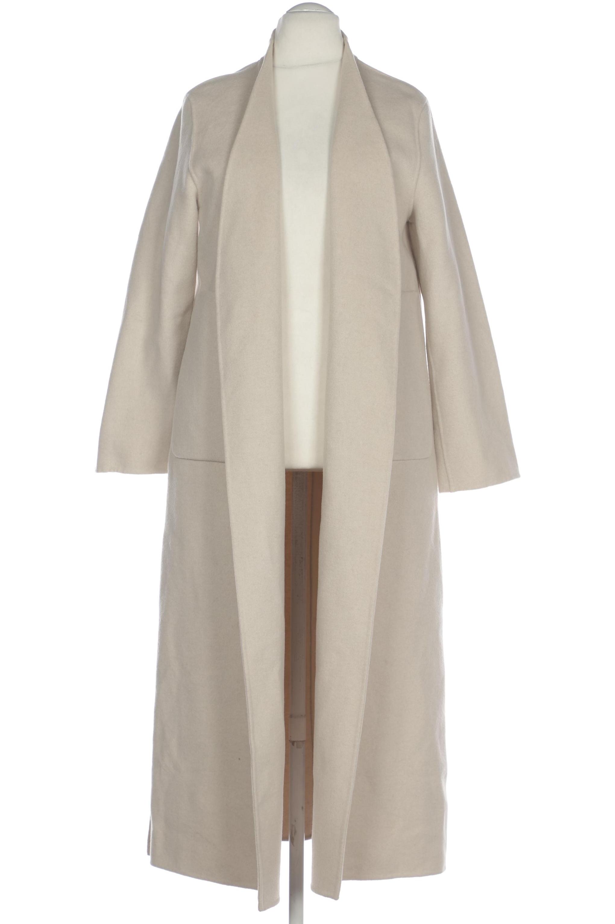 

ZARA Damen Mantel, cremeweiß