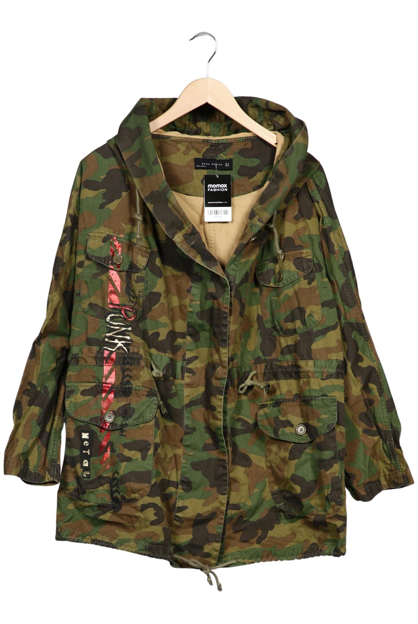 

Zara Damen Mantel, grün, Gr. 38