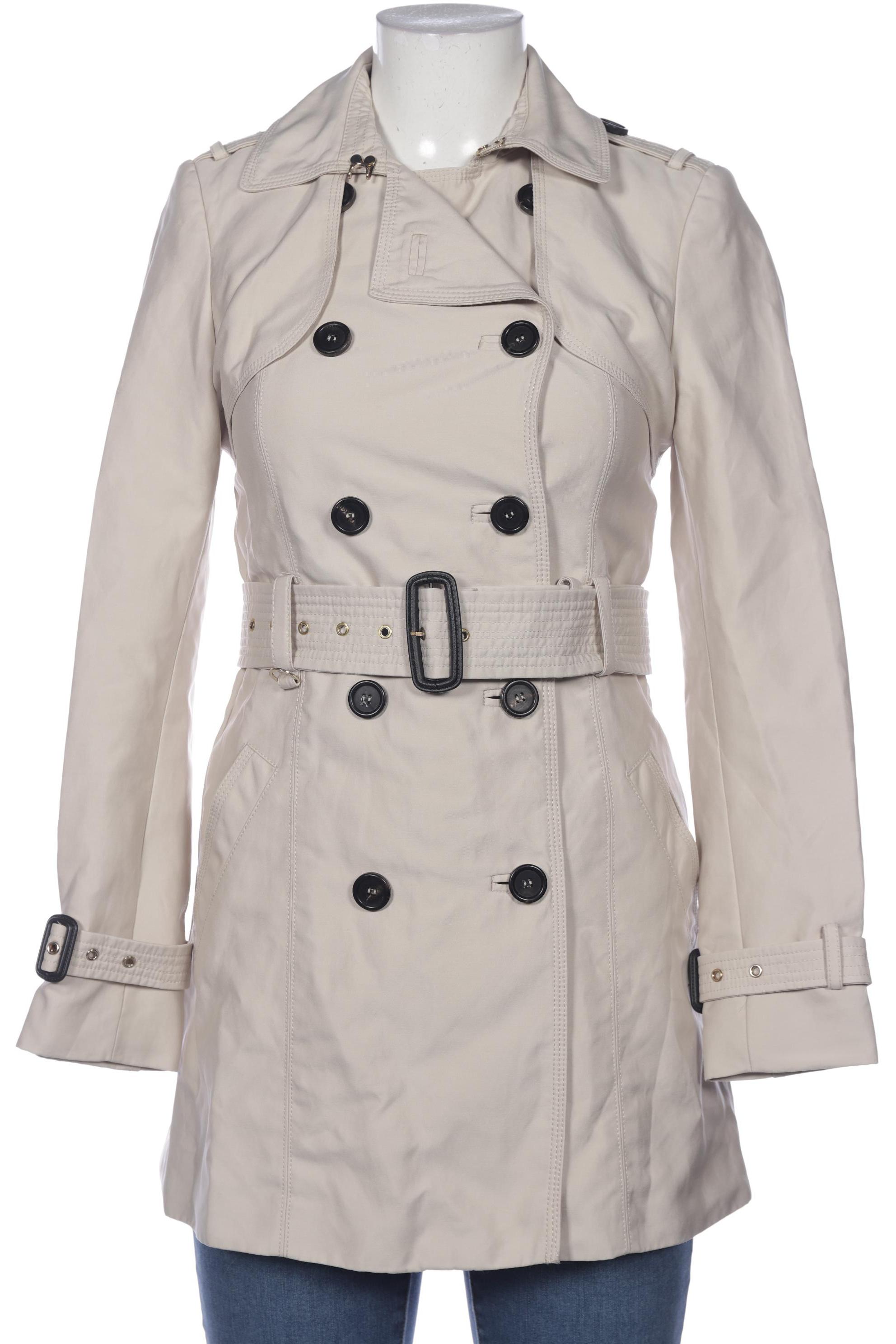 

ZARA Damen Mantel, cremeweiß