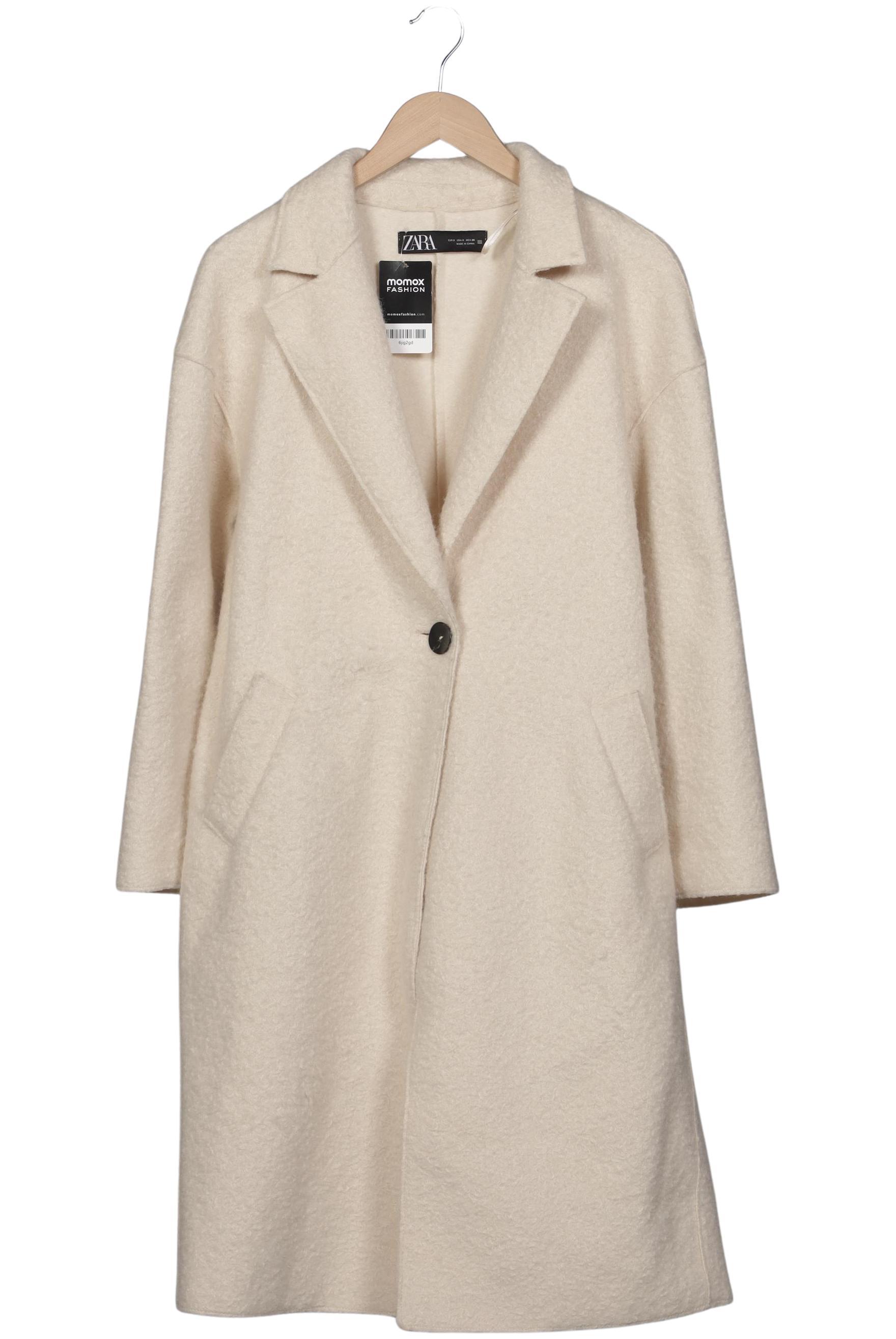 

Zara Damen Mantel, cremeweiß, Gr. 36