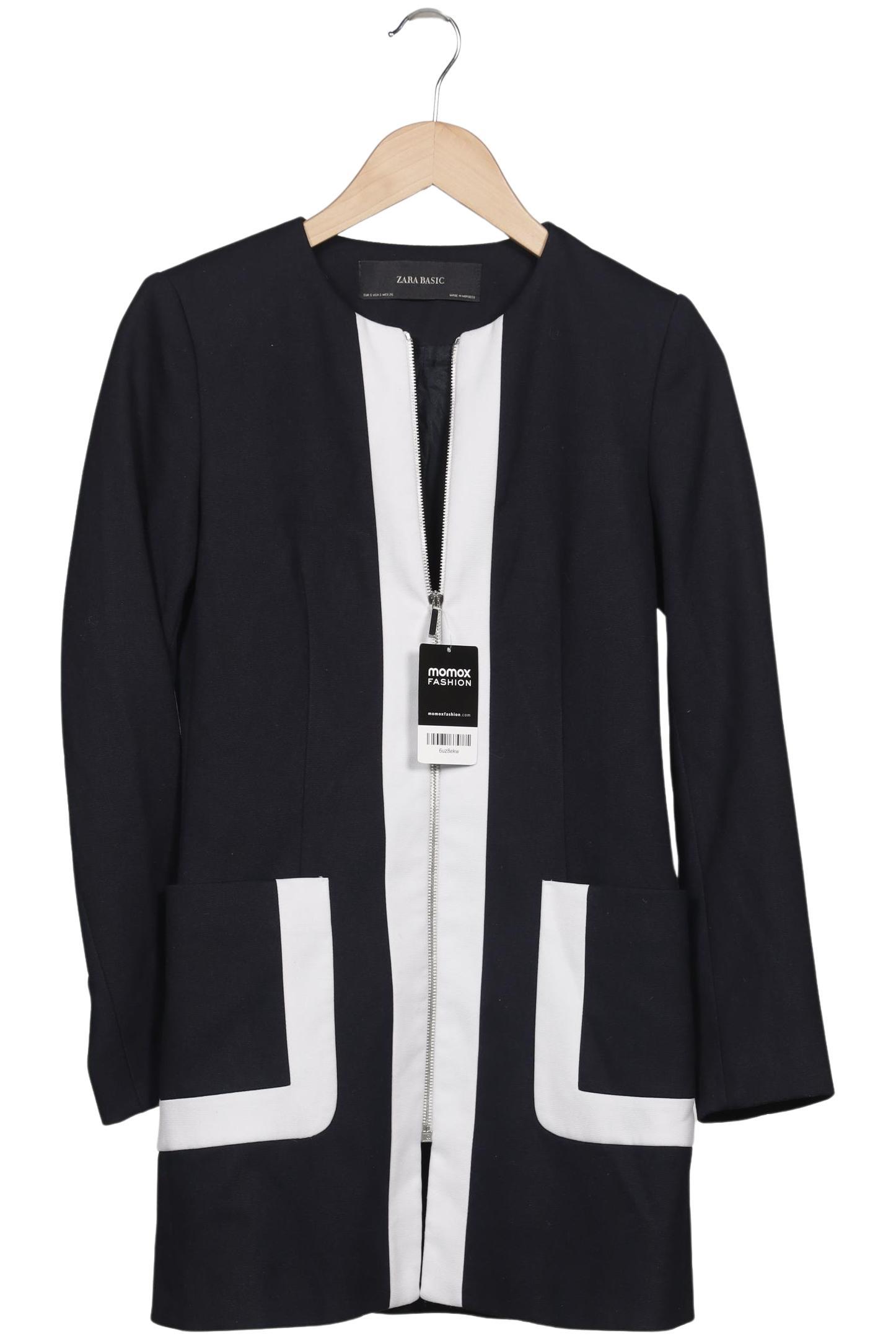 

Zara Damen Mantel, marineblau, Gr. 36