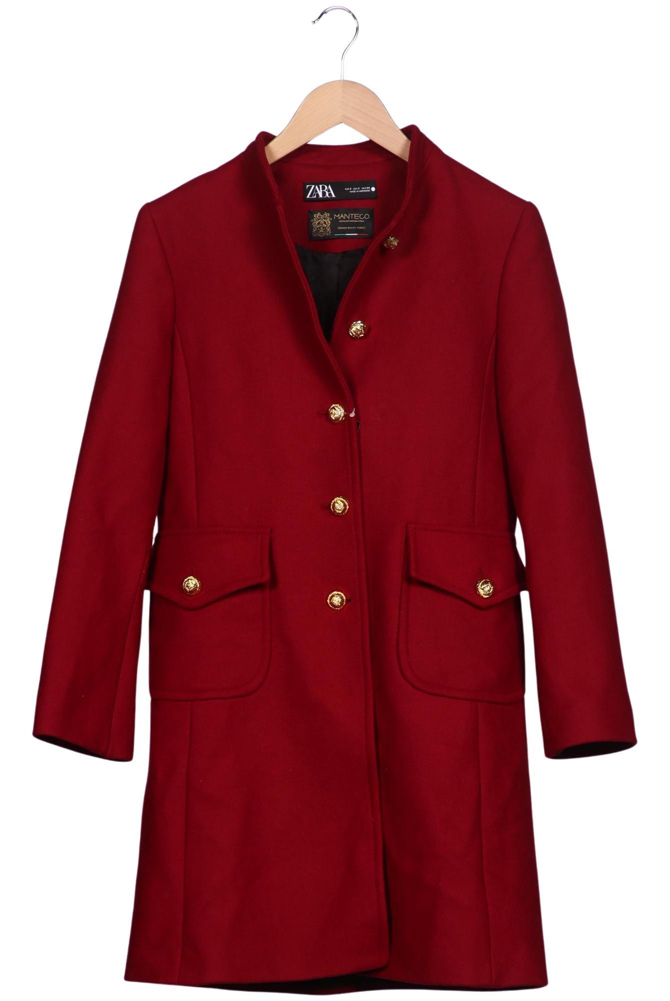 

Zara Damen Mantel, rot, Gr. 36