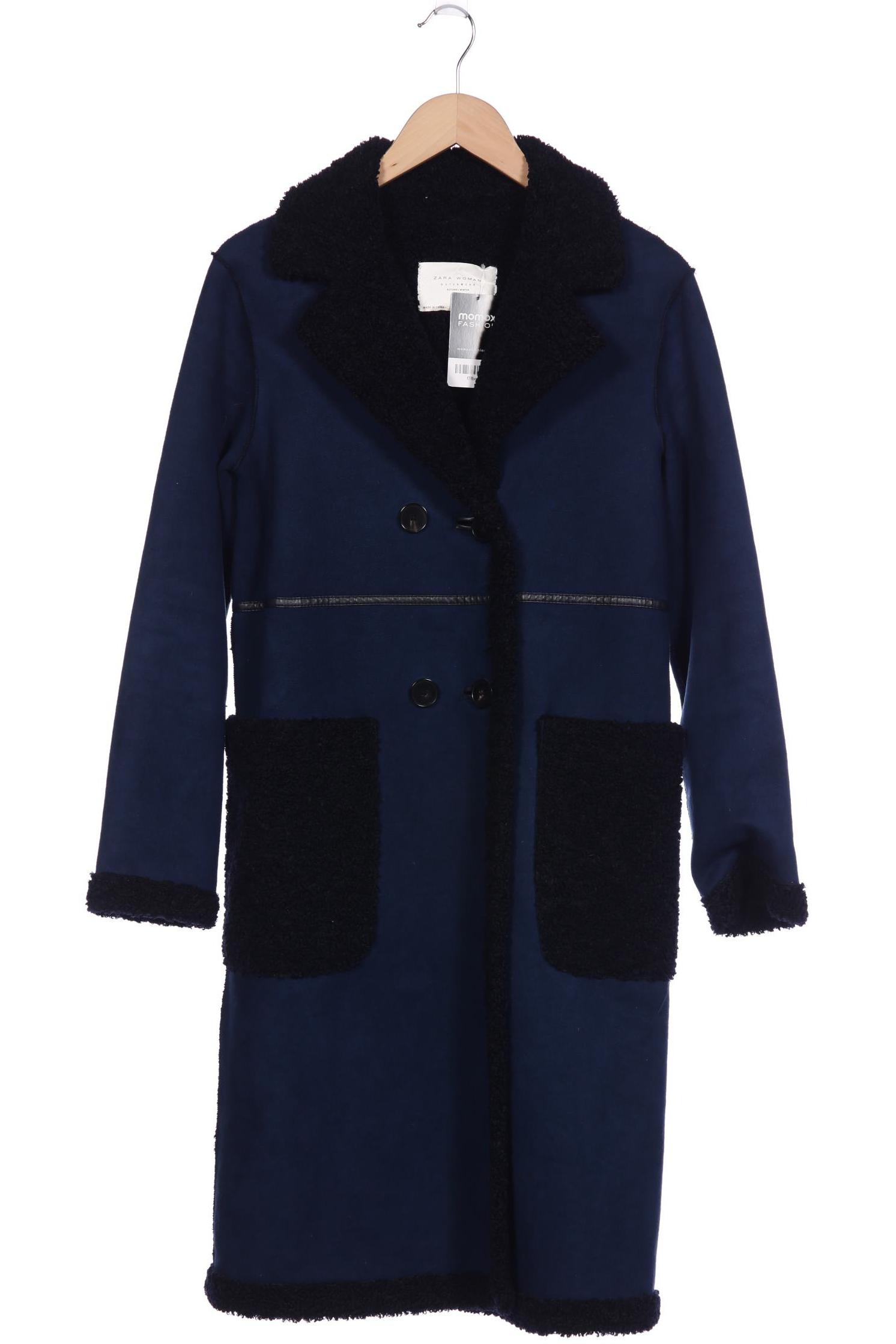 

Zara Damen Mantel, blau, Gr. 34