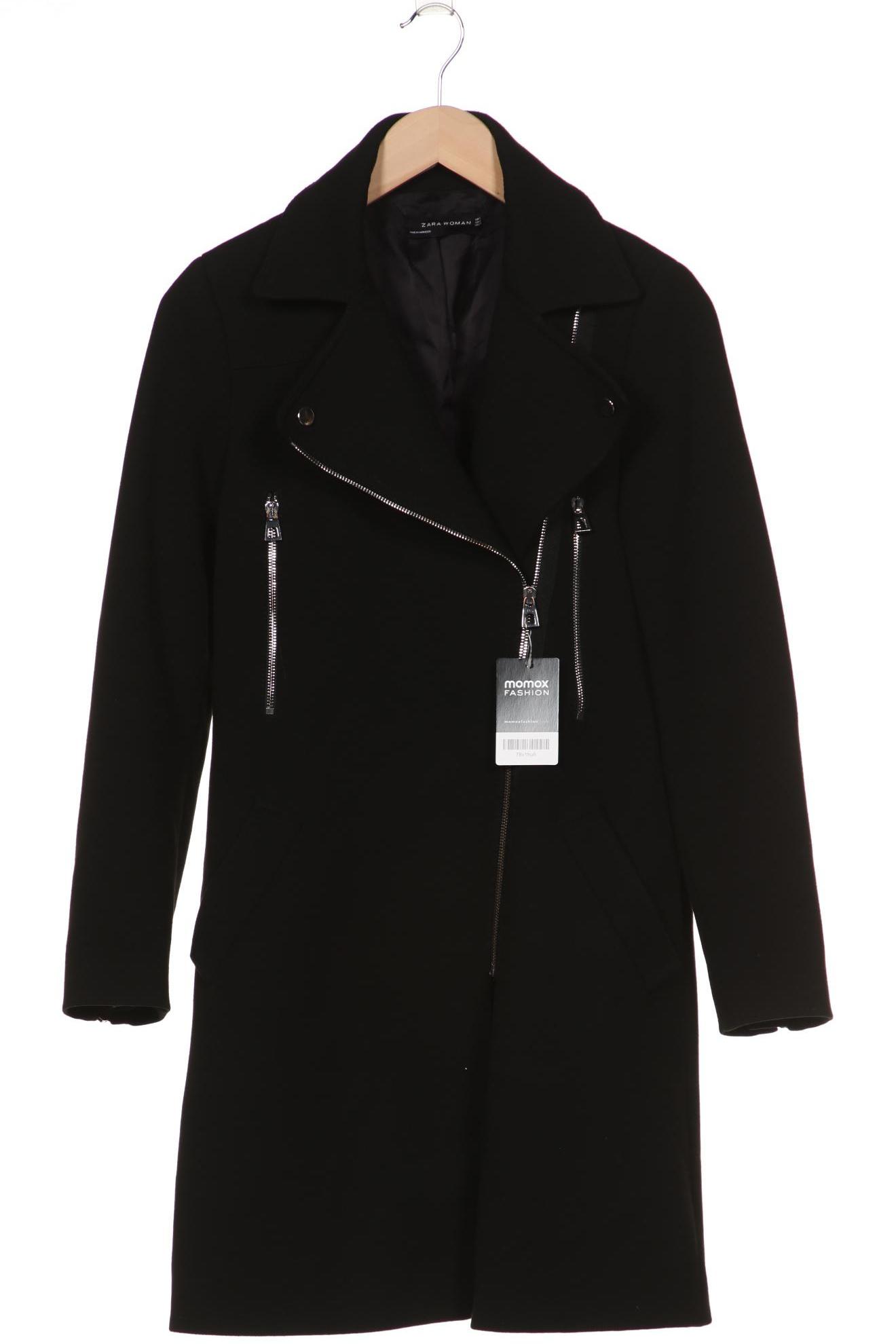 

ZARA Damen Mantel, schwarz