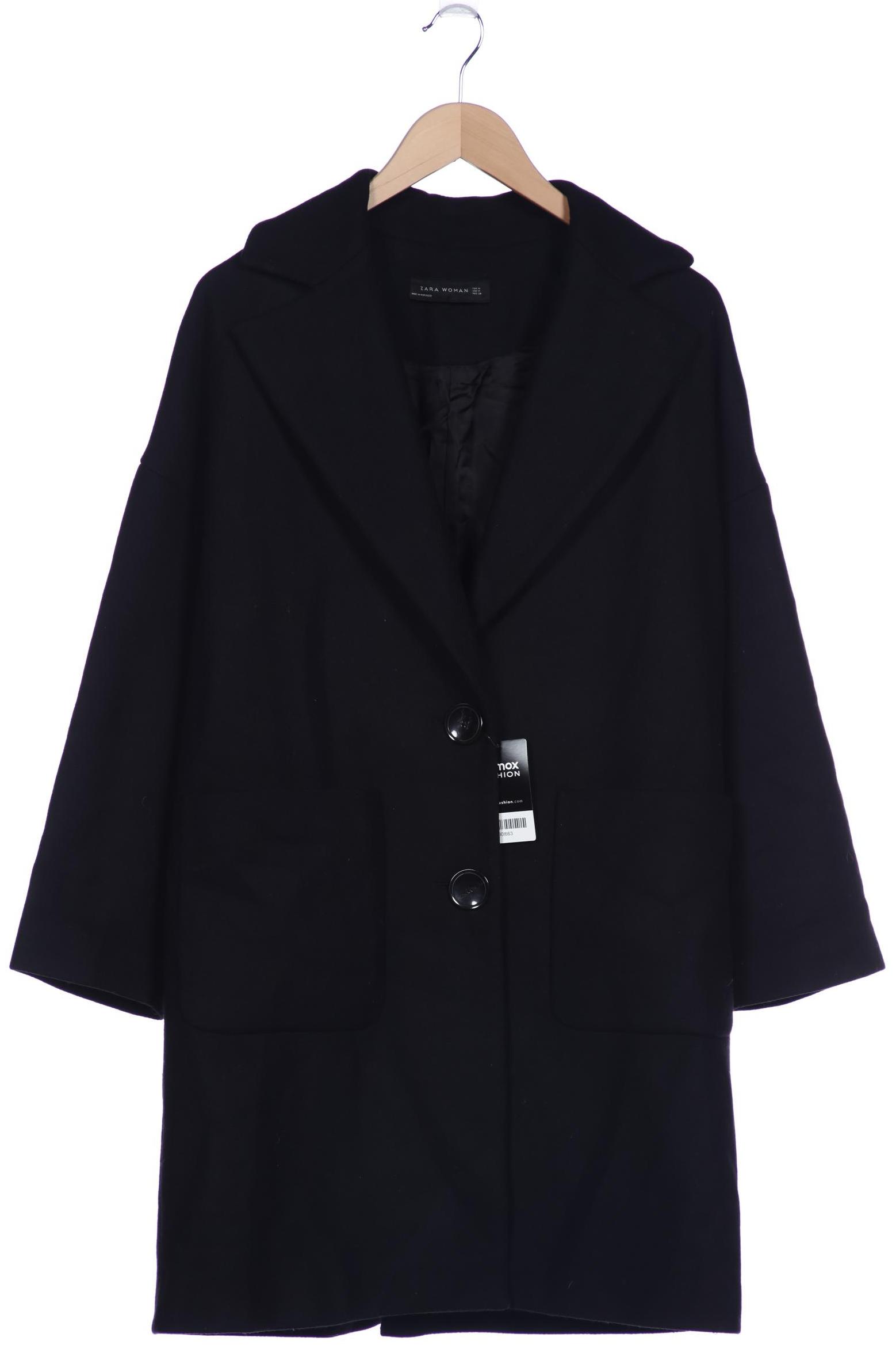 

ZARA Damen Mantel, schwarz