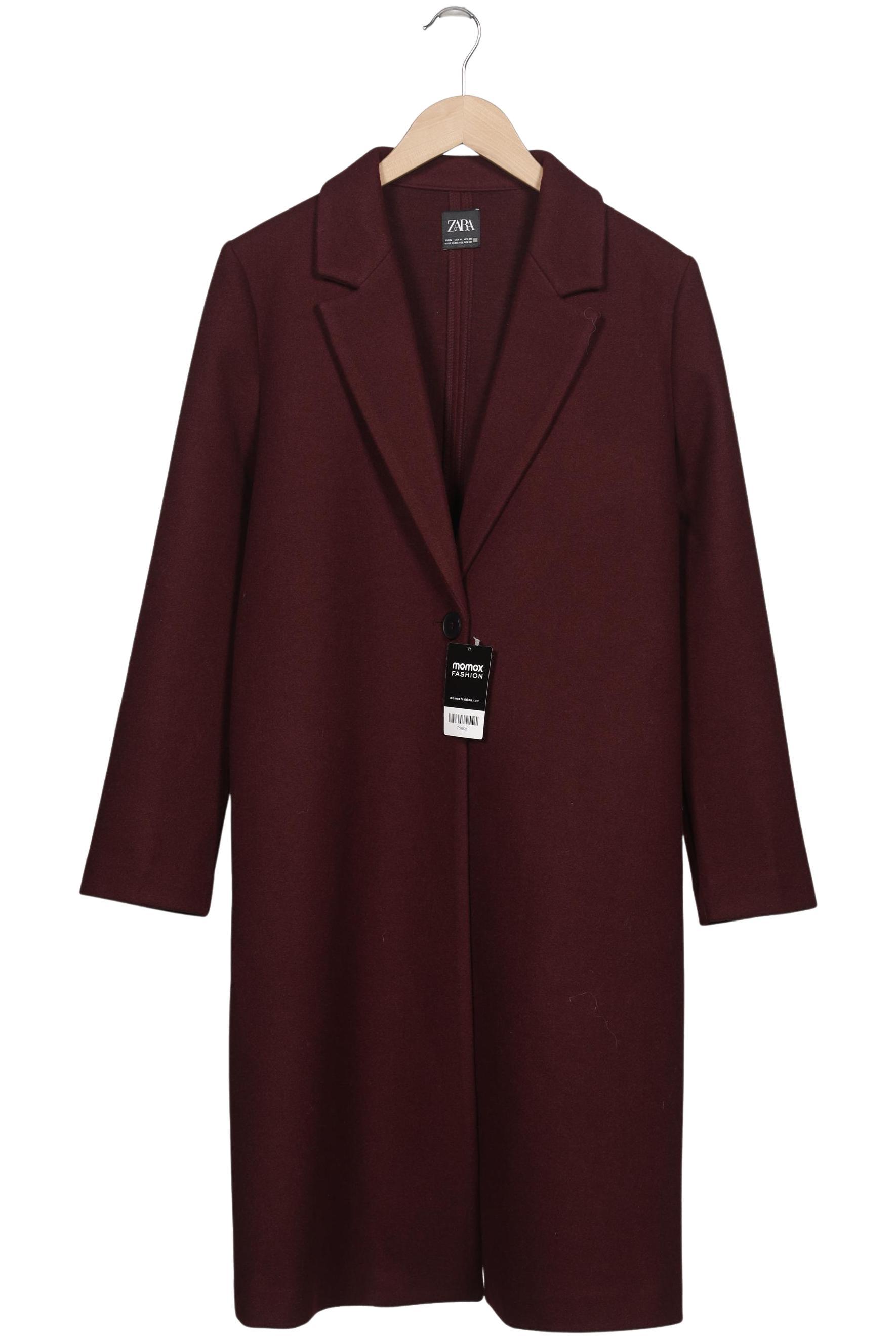 

Zara Damen Mantel, bordeaux, Gr. 38