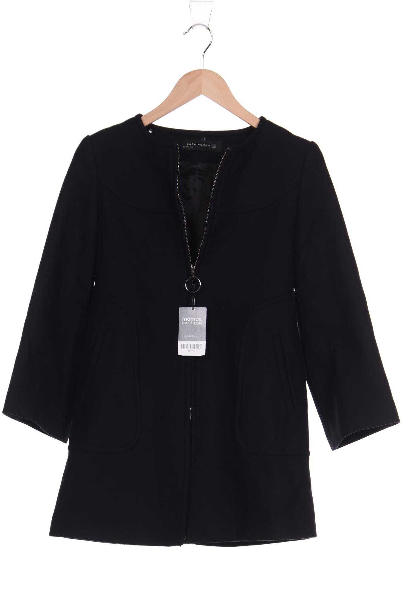 

ZARA Damen Mantel, schwarz